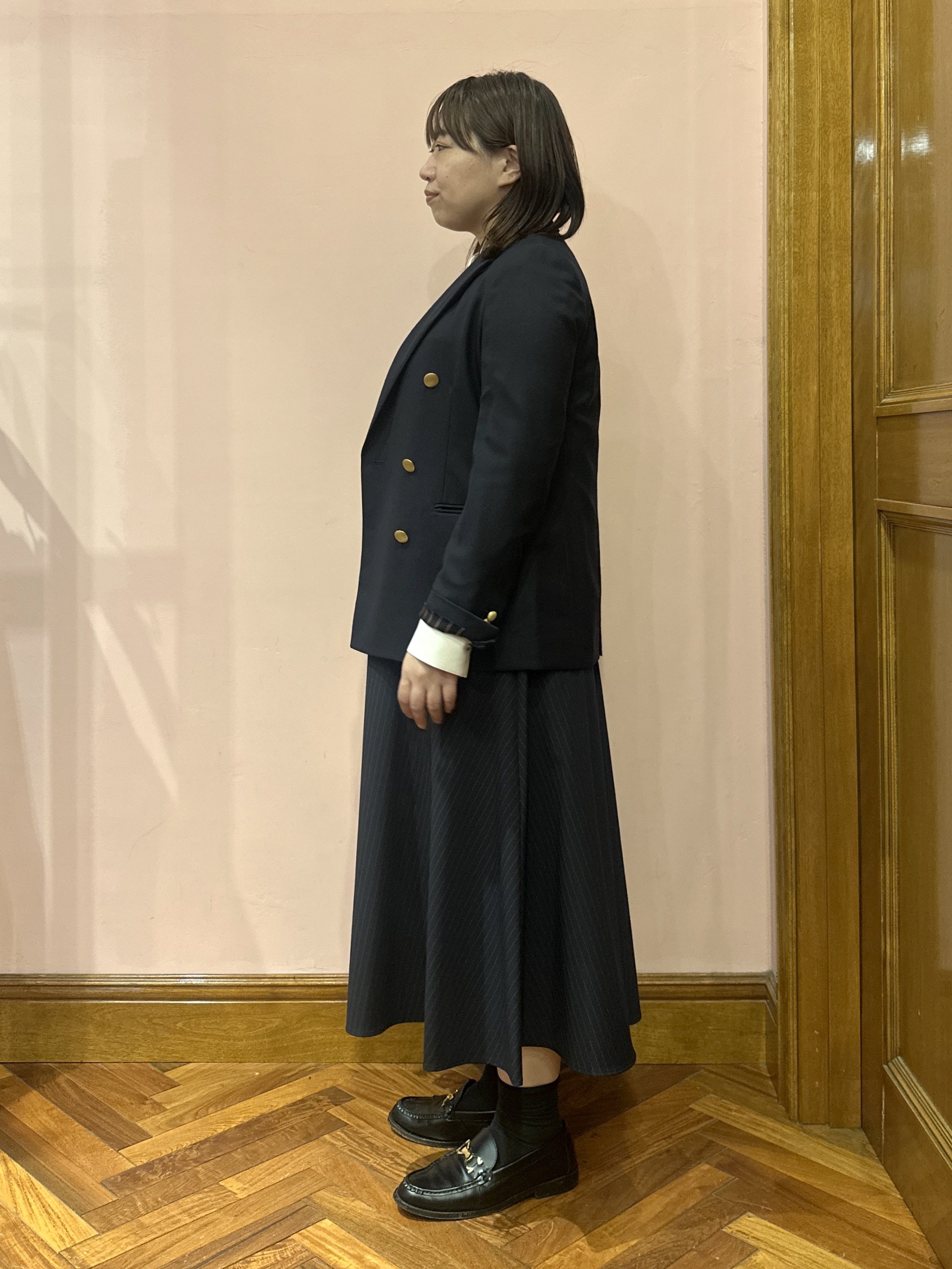 komatsuさんの「DRESSTERIOR｜【STORY11月号掲載】ウールブレンド ダブルブレストジャケット」を使ったコーディネート