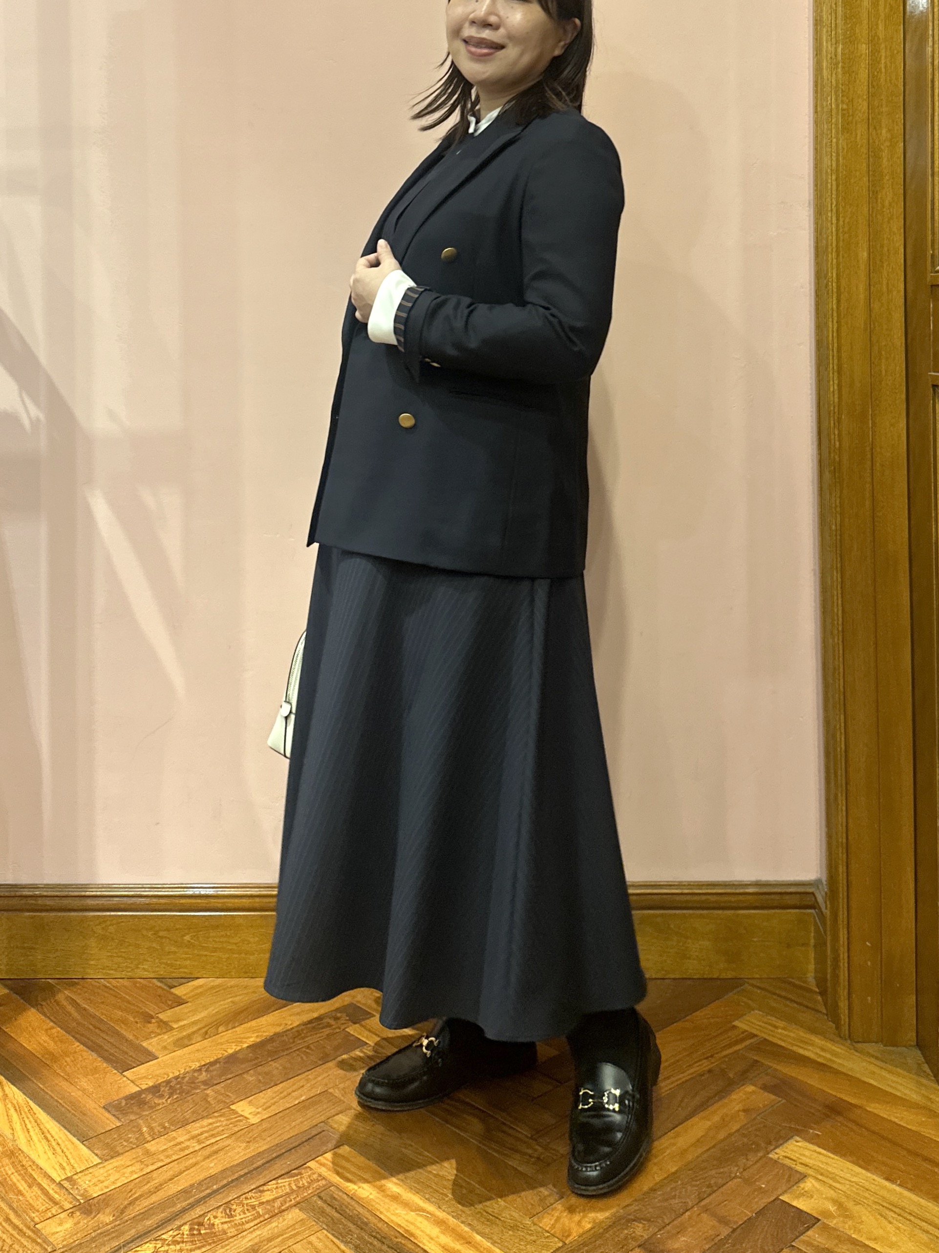 komatsuさんの「DRESSTERIOR｜【STORY11月号掲載】ウールブレンド ダブルブレストジャケット」を使ったコーディネート