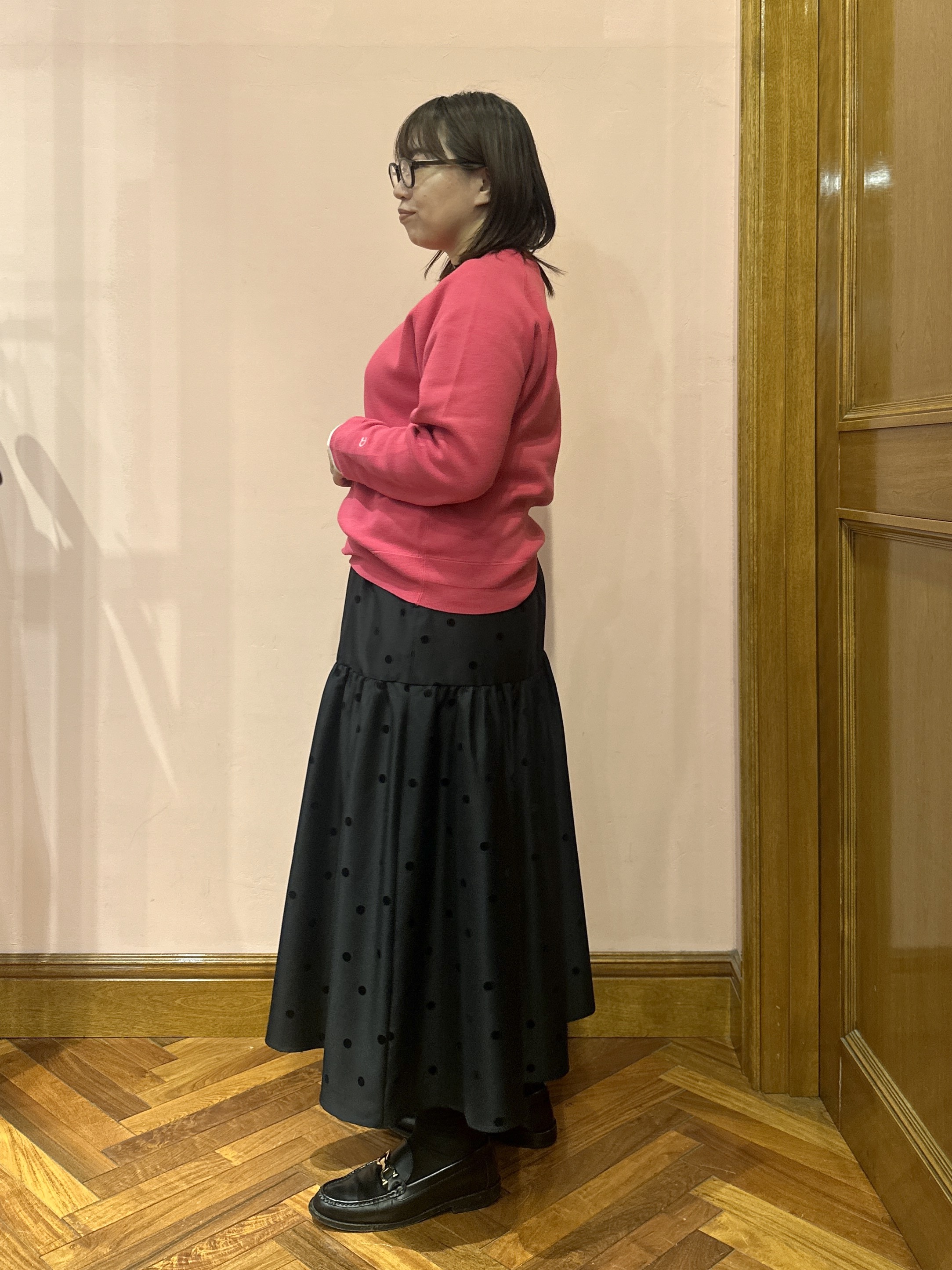komatsuさんの「DRESSTERIOR｜【STORY11月号掲載/マシンウォッシャブル】コットンカシミヤニット」を使ったコーディネート