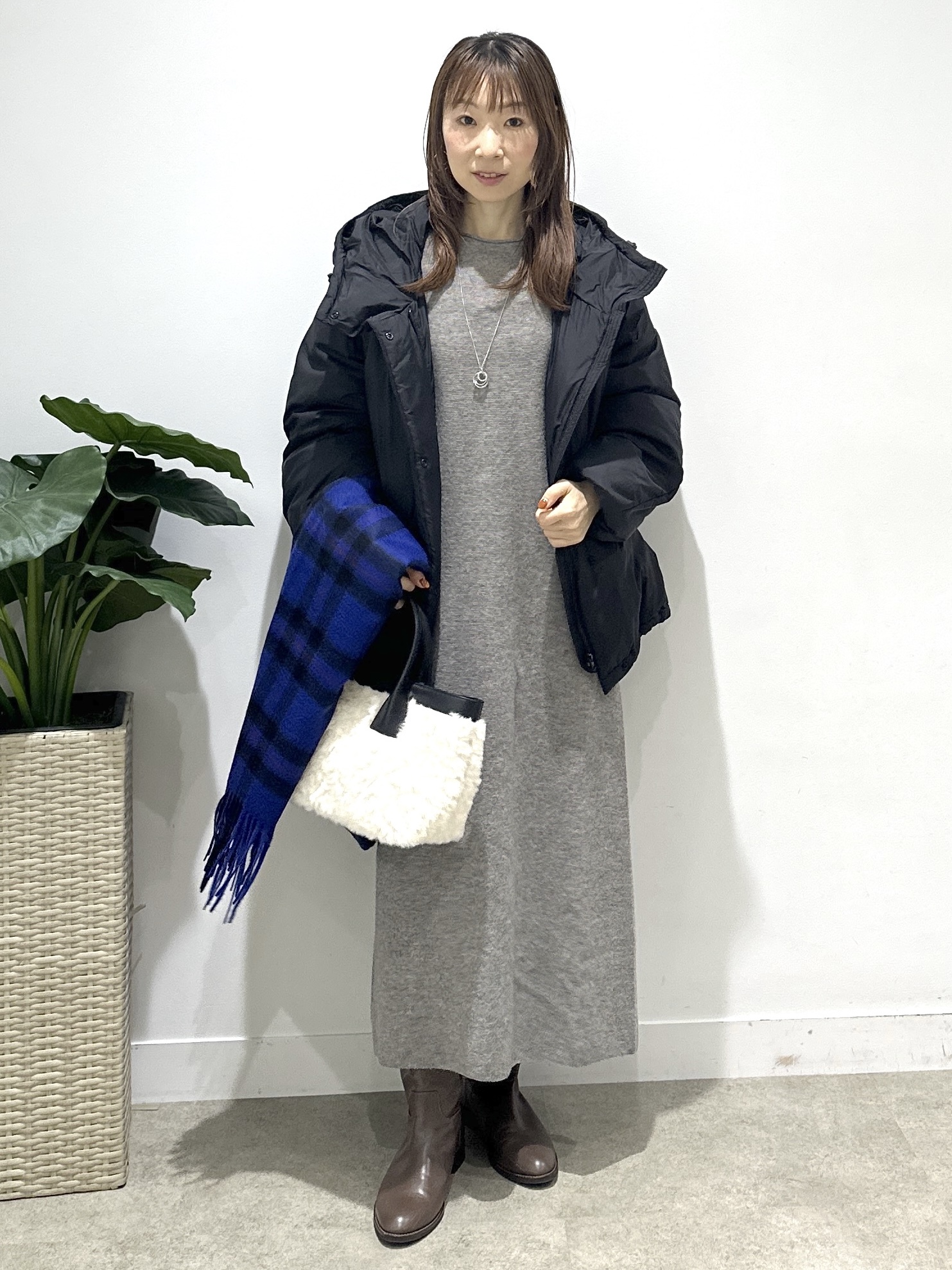 Miwaさんの「UNTITLED｜【ステンレスチェーン】クロスリングネックレス」を使ったコーディネート