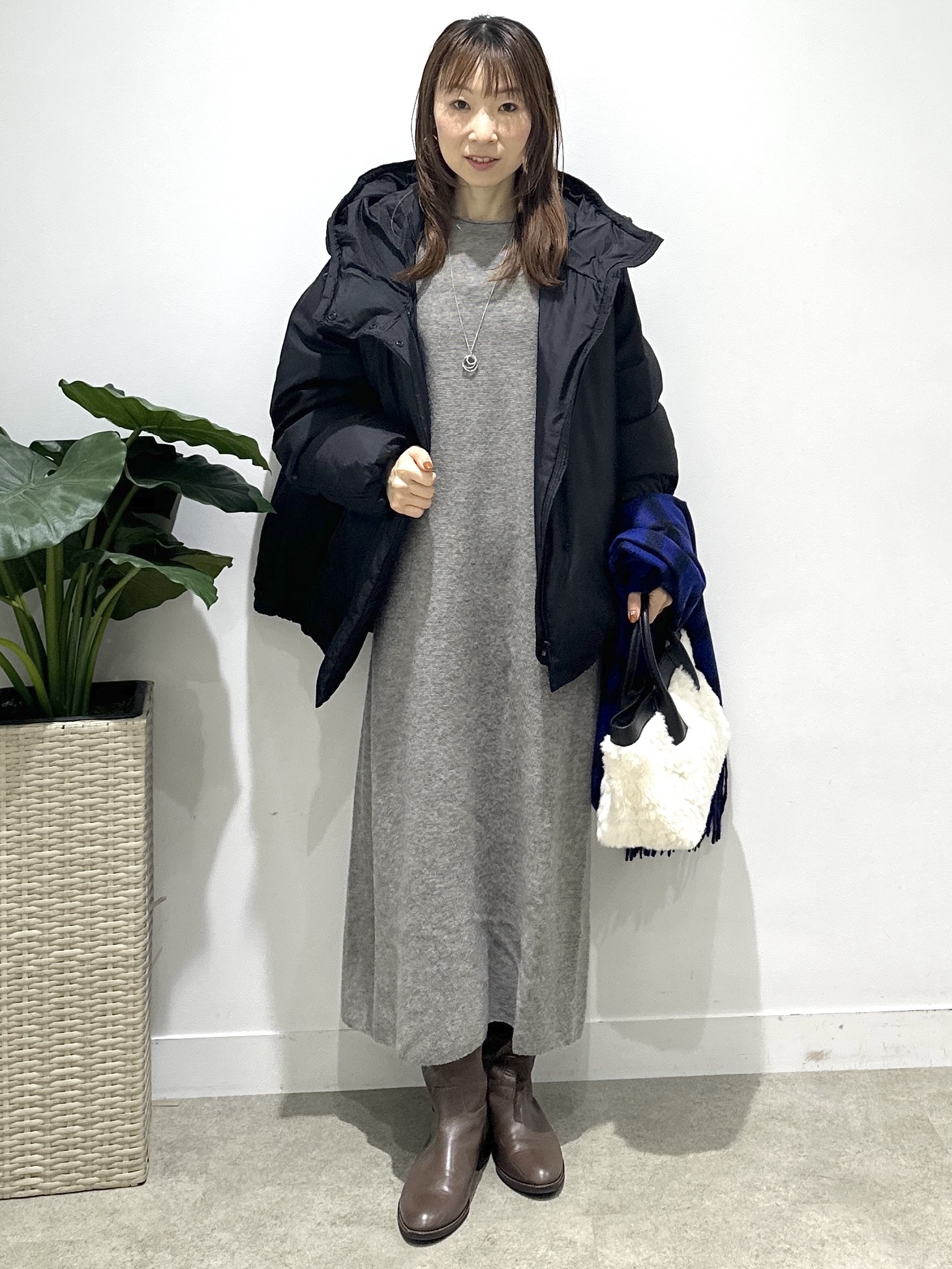 Miwaさんの「UNTITLED｜【ステンレスチェーン】クロスリングネックレス」を使ったコーディネート