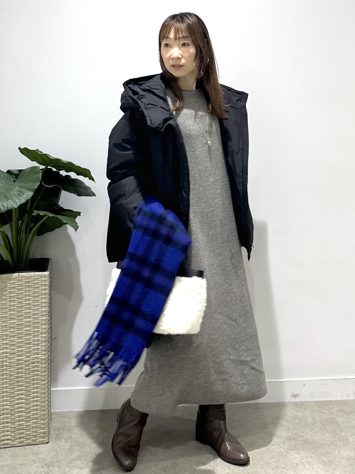 Miwaさんの「UNTITLED｜【ステンレスチェーン】クロスリングネックレス」を使ったコーディネート