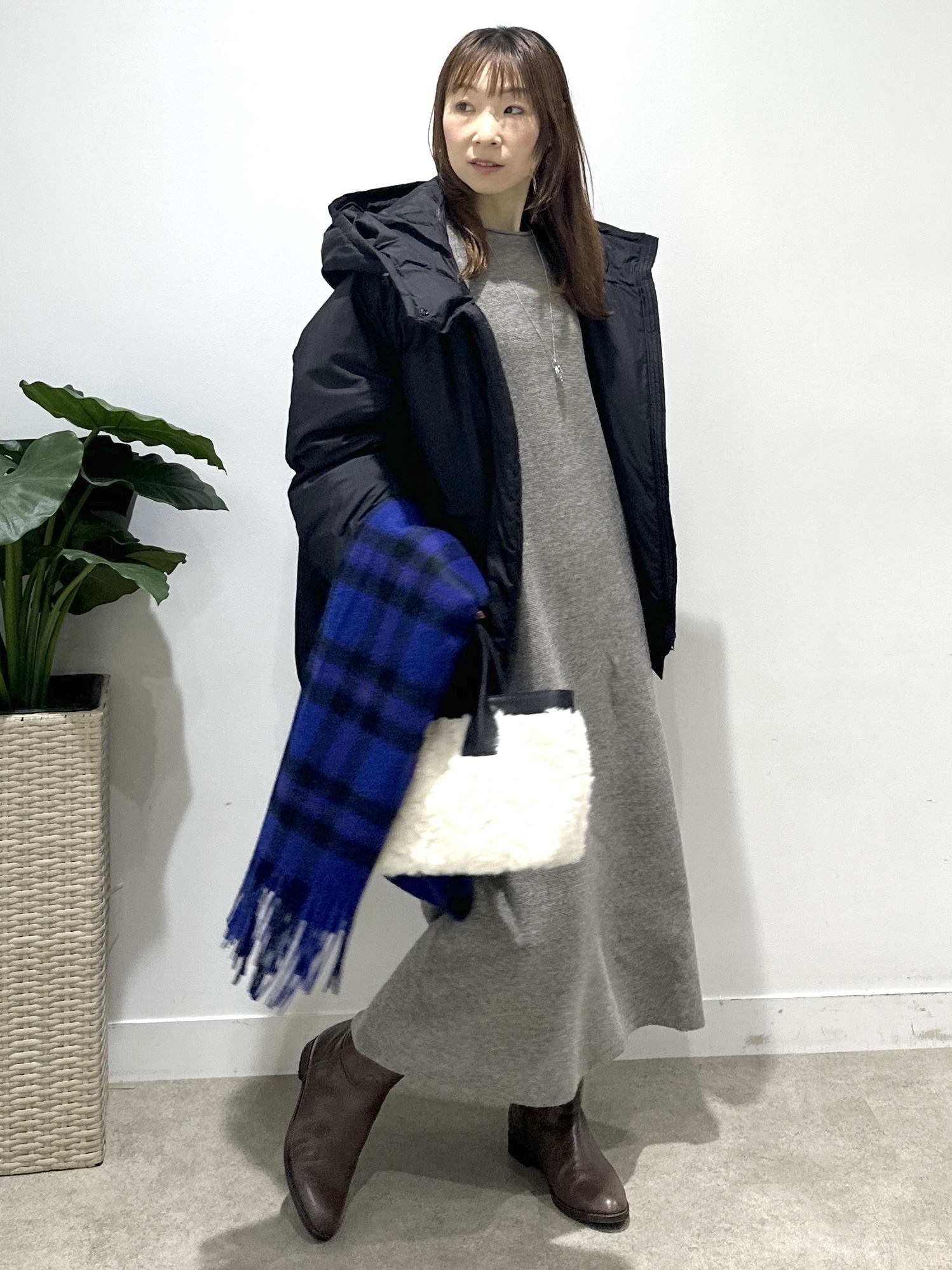 Miwaさんの「UNTITLED｜【ステンレスチェーン】クロスリングネックレス」を使ったコーディネート
