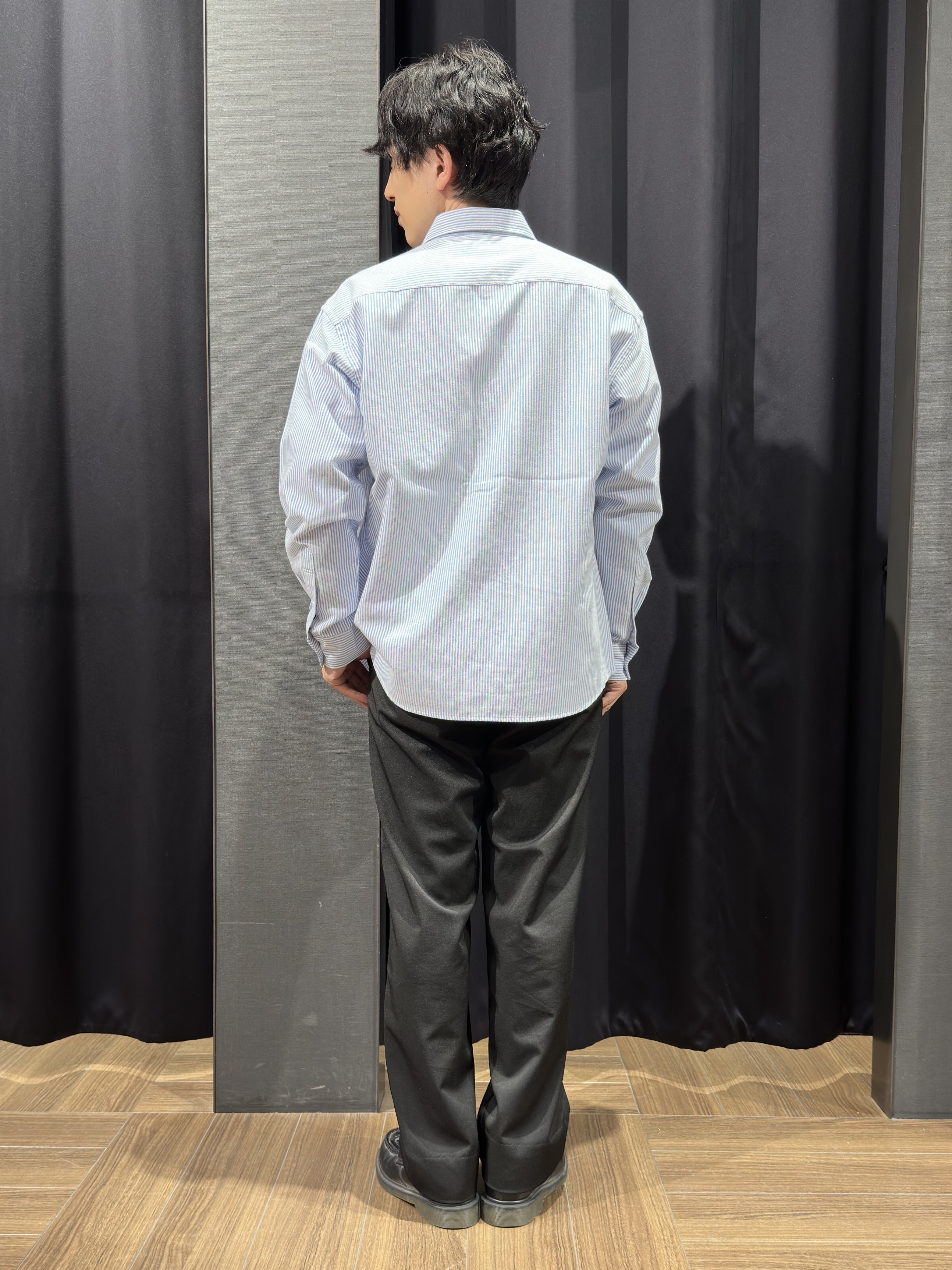 tomoyaさんの「THE SHOP TK｜POLO BCS/アソート長袖シャツ」を使ったコーディネート