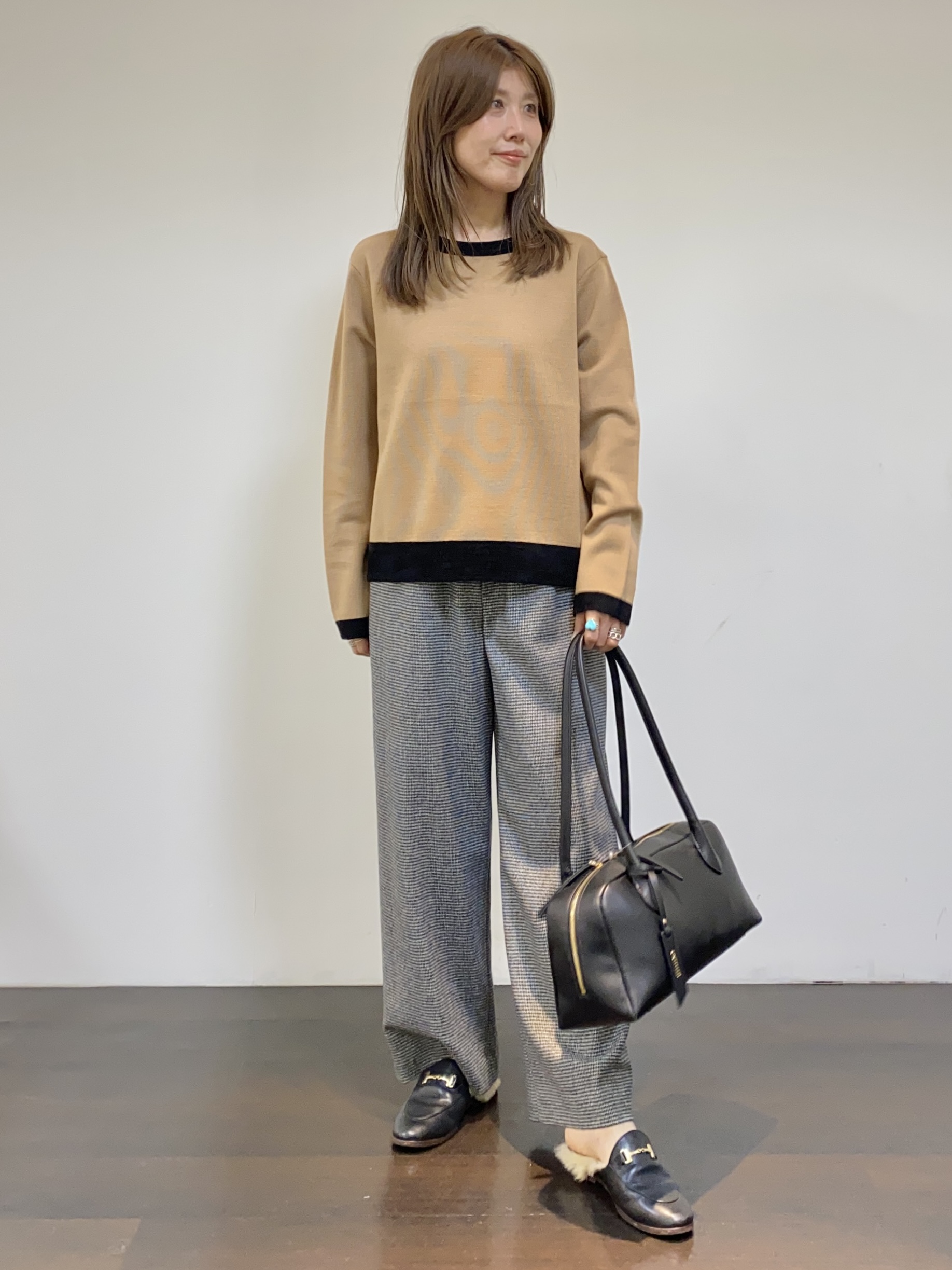 tomoさんの「UNTITLED｜【アンサンブル可/ジャケットライク】モールラインカーディガン」を使ったコーディネート