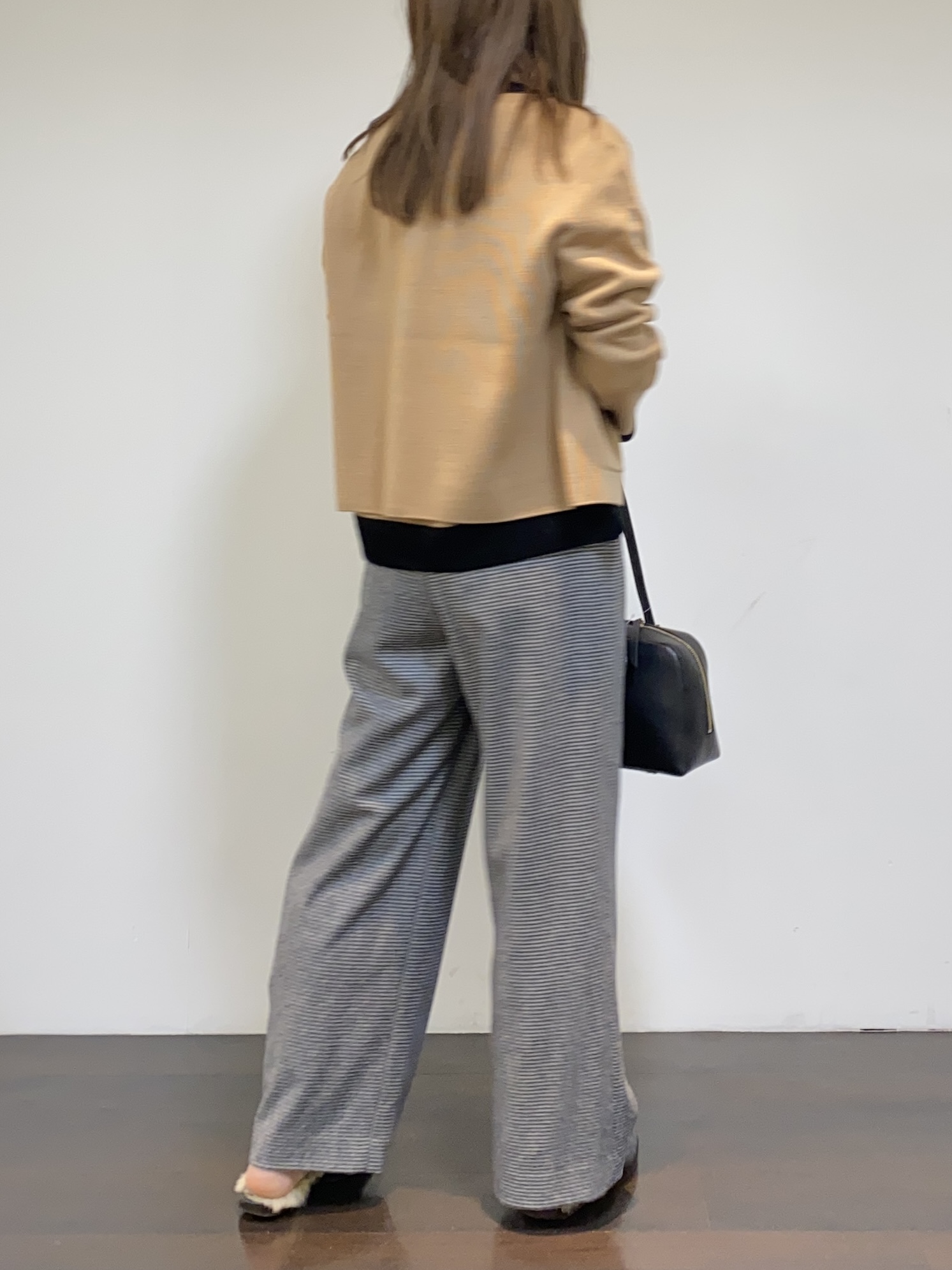 tomoさんの「UNTITLED｜【アンサンブル可/ジャケットライク】モールラインカーディガン」を使ったコーディネート