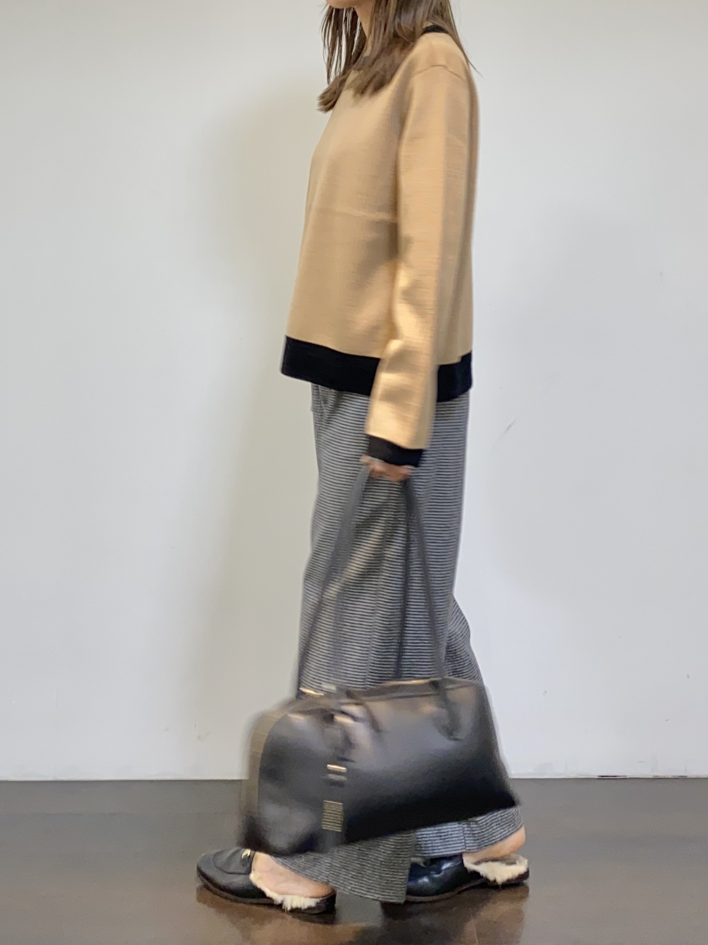 tomoさんの「UNTITLED｜【アンサンブル可/ジャケットライク】モールラインカーディガン」を使ったコーディネート