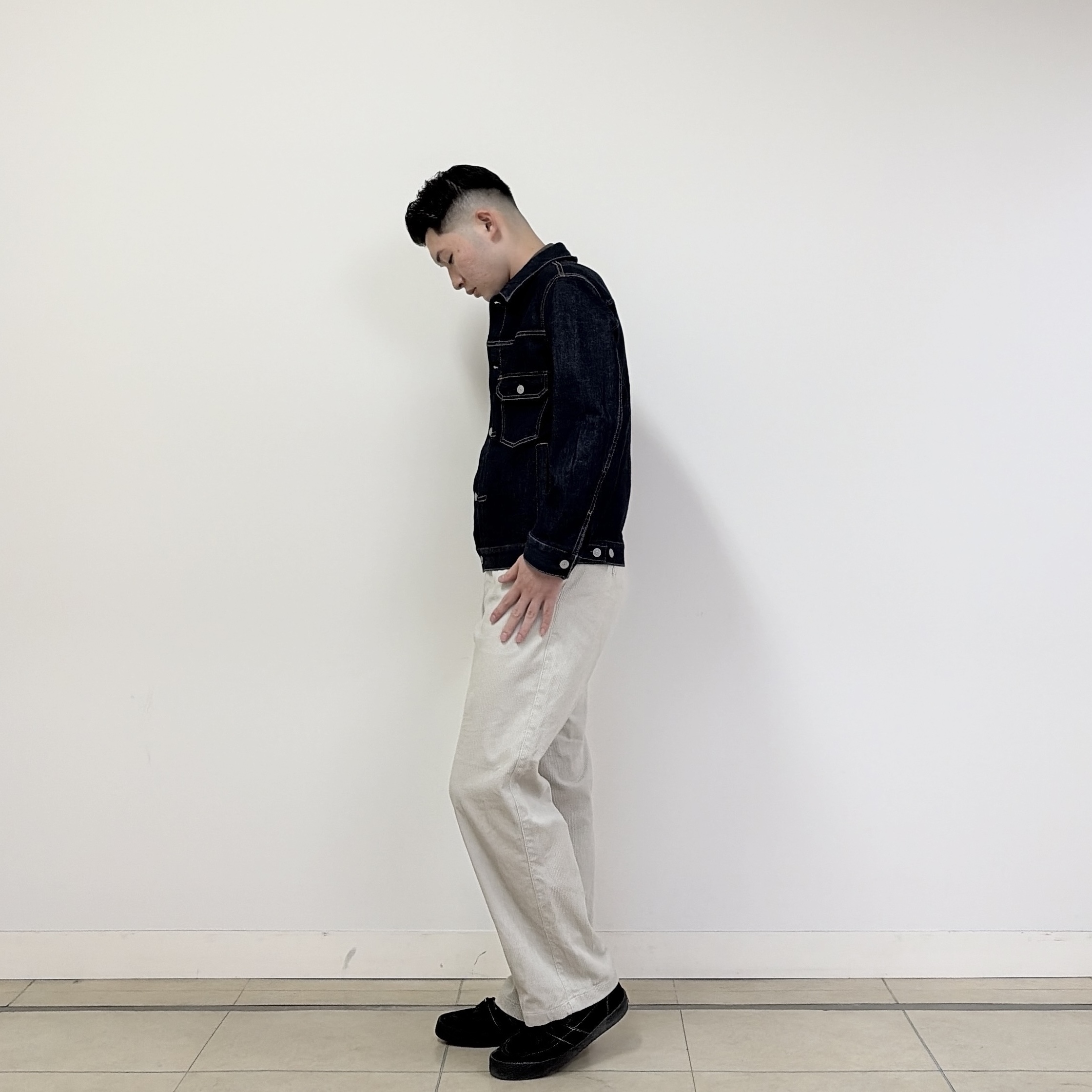 千葉亮太さんの「DRESSTERIOR｜KAIHARA denim トラッカージャケット」を使ったコーディネート