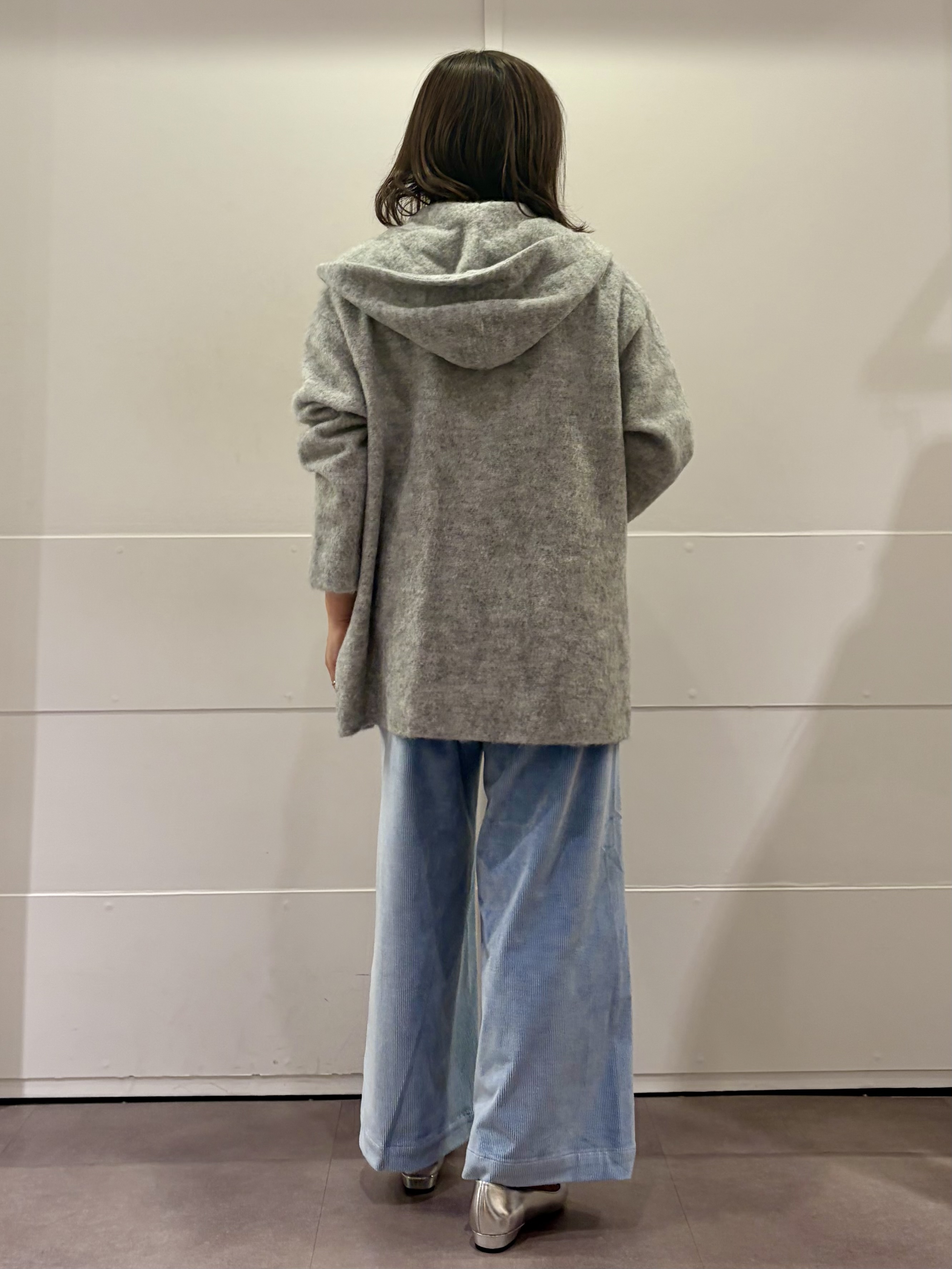TOKOさんの「UNTITLED｜【軽アウター/秋羽織り】シャギーフーディ―カーディガン」を使ったコーディネート