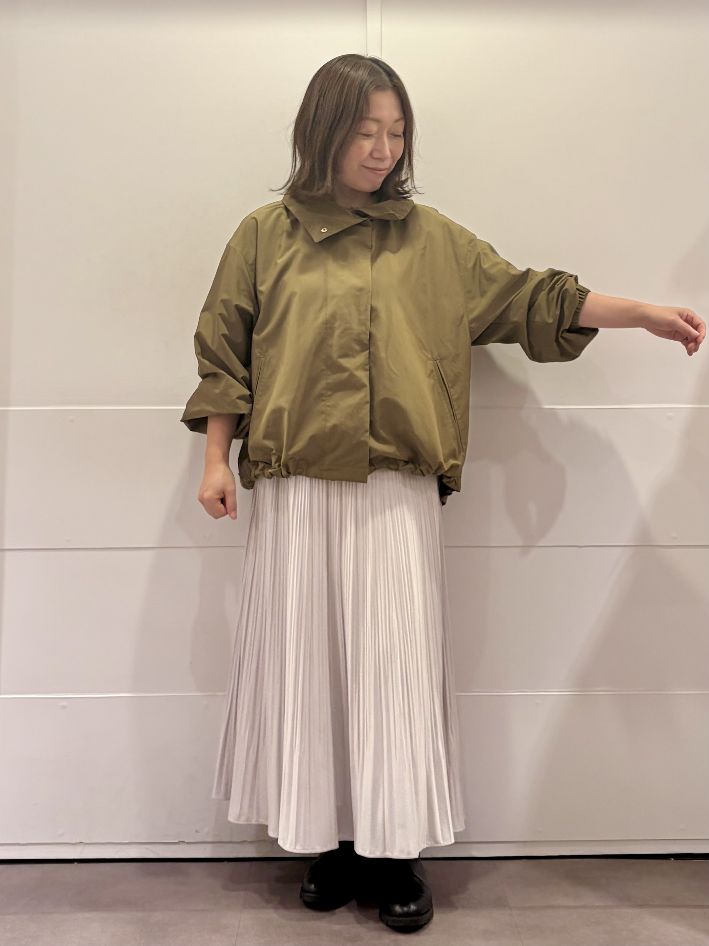 TOKOさんの「UNTITLED｜【撥水/秋羽織り/2way】タフタマウンテンパーカー」を使ったコーディネート