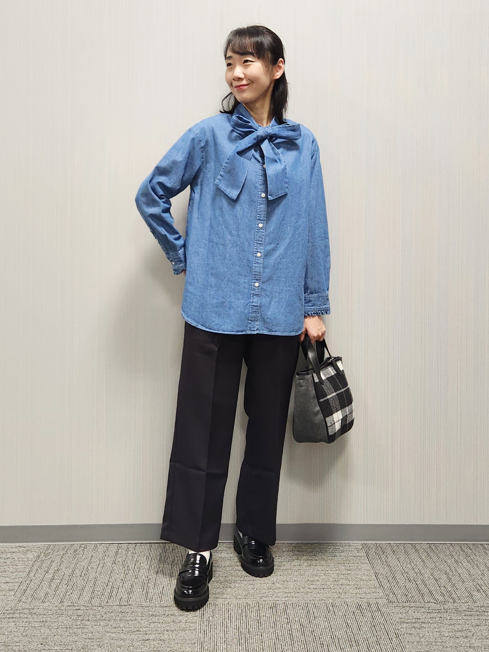 naraさんの「Dessin｜【洗える】モヘアブレンドニット ボタンレスカーディガン」を使ったコーディネート