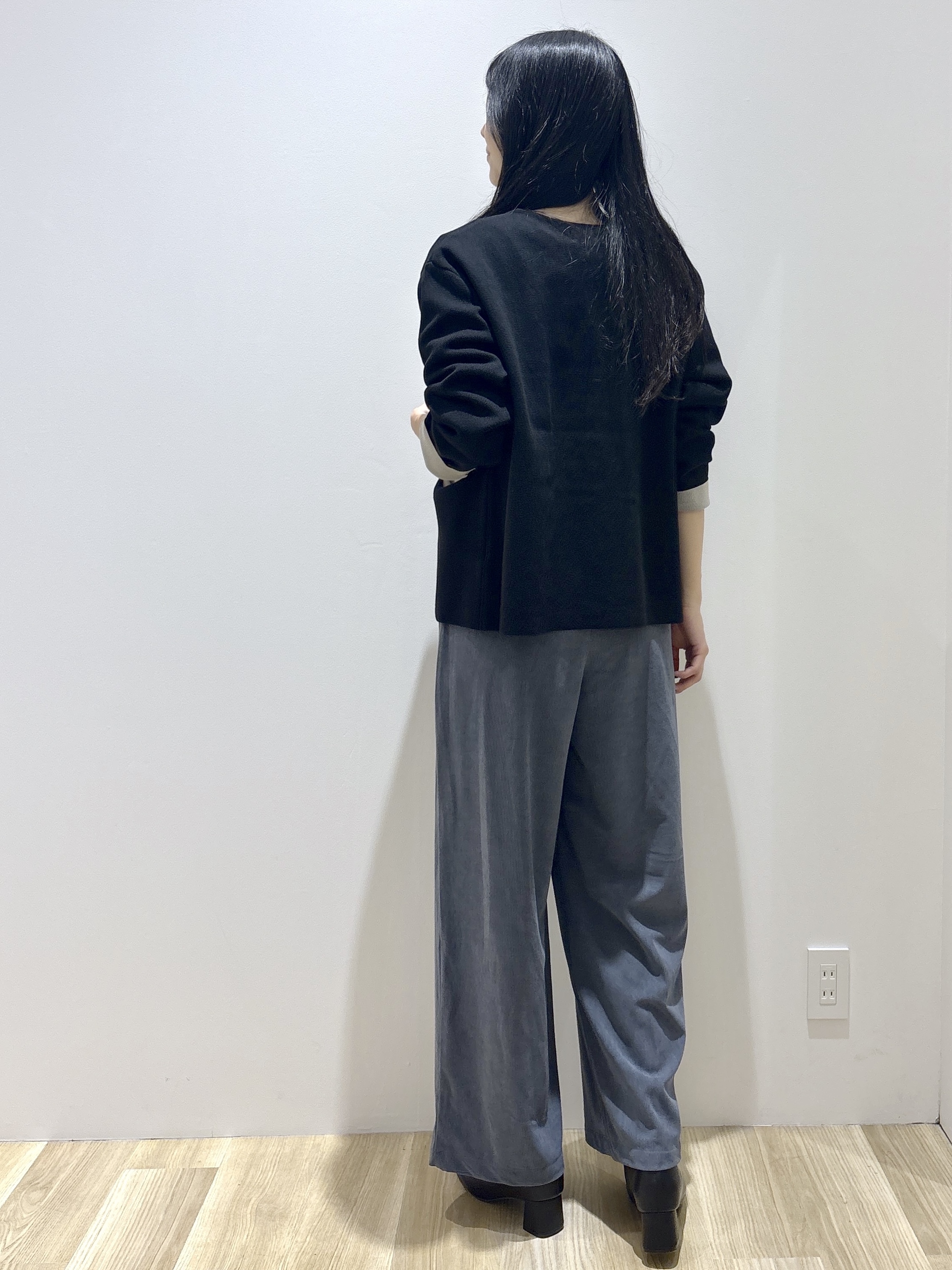 sachikoさんの「OPAQUE.CLIP｜スナップボタン 配色ニットカーディガン【洗濯機OK】」を使ったコーディネート