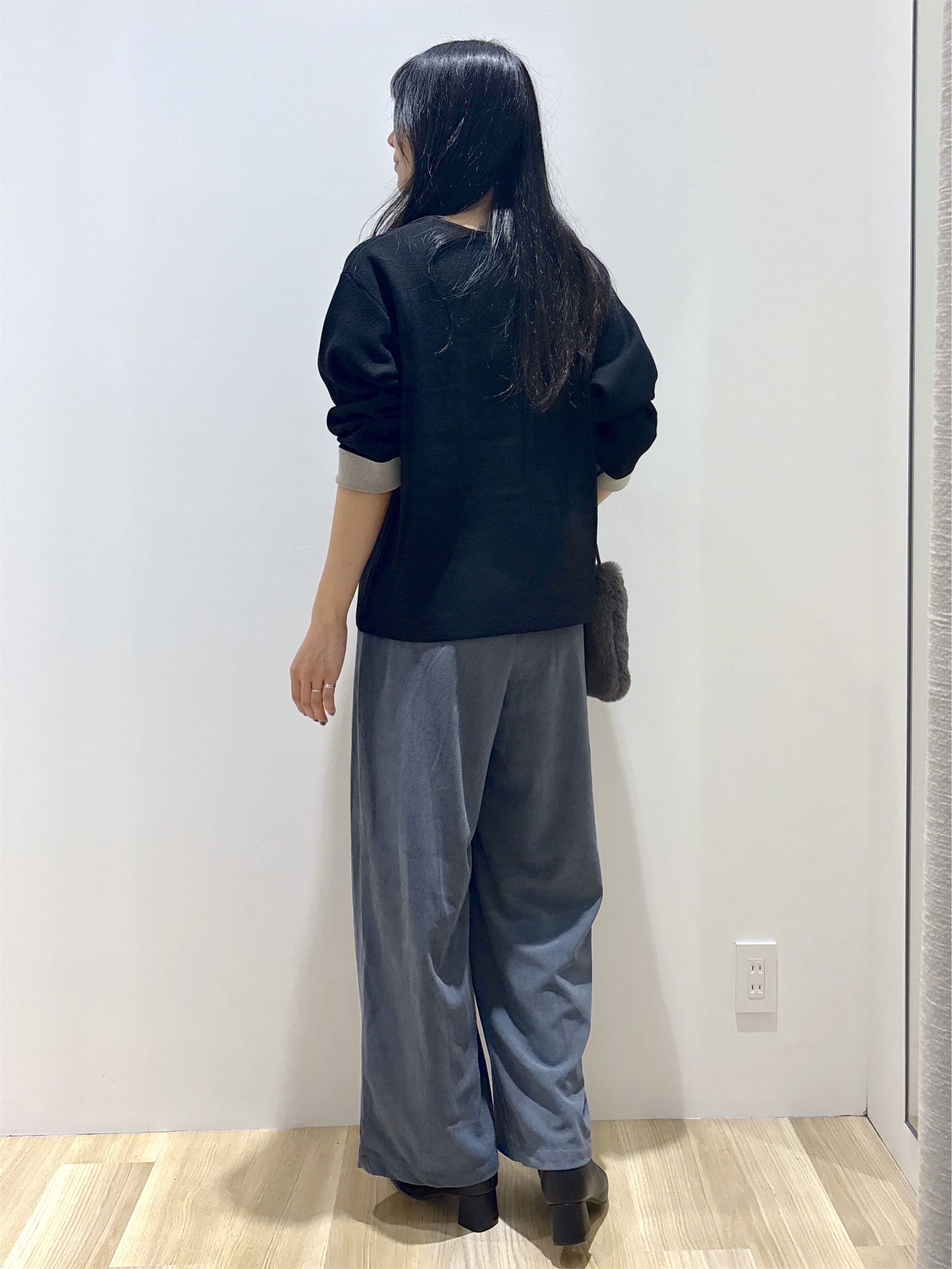 sachikoさんの「OPAQUE.CLIP｜スナップボタン 配色ニットカーディガン【洗濯機OK】」を使ったコーディネート
