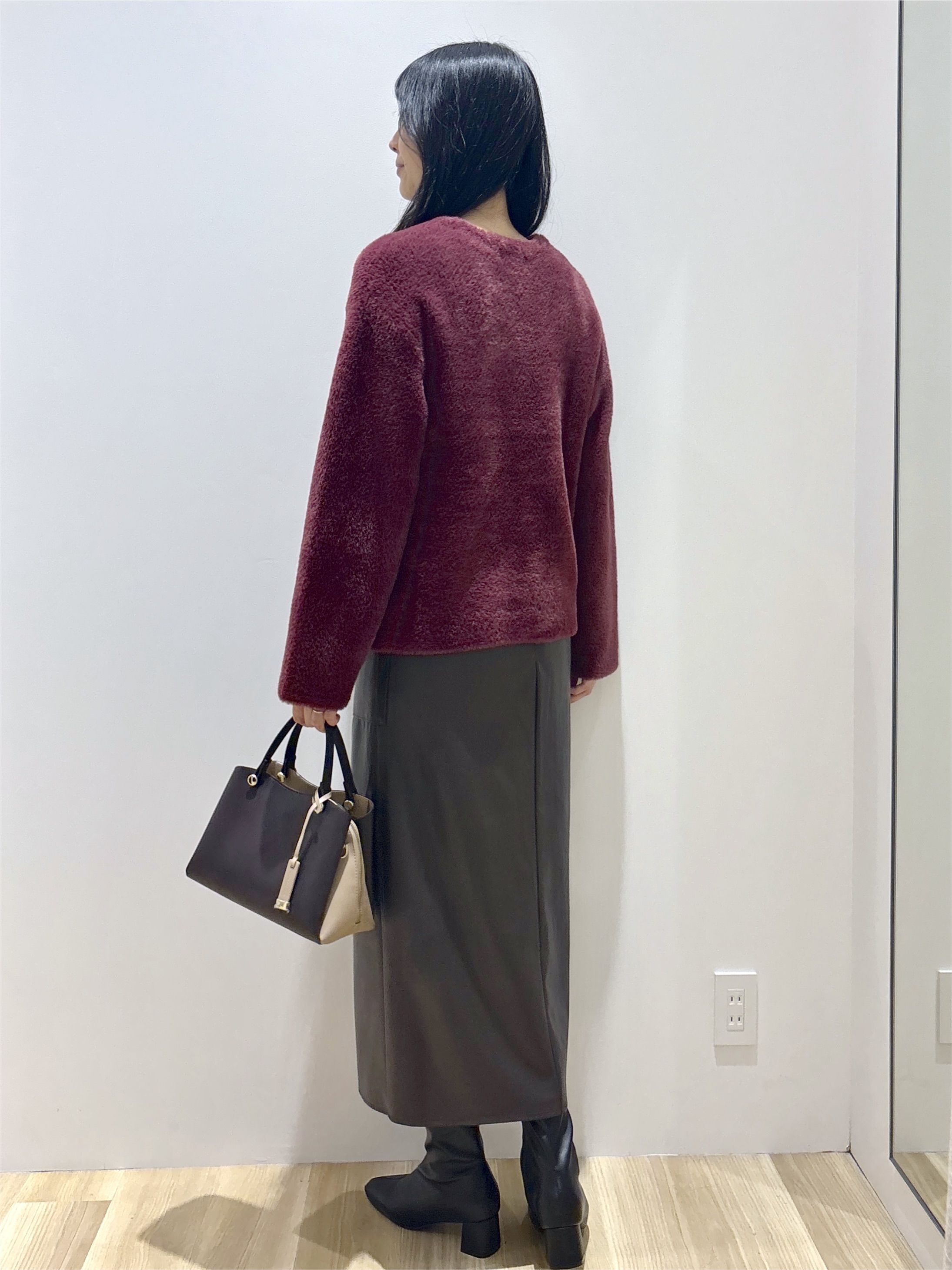 sachikoさんの「OPAQUE.CLIP｜ダブルフェイスニットカーディガン」を使ったコーディネート