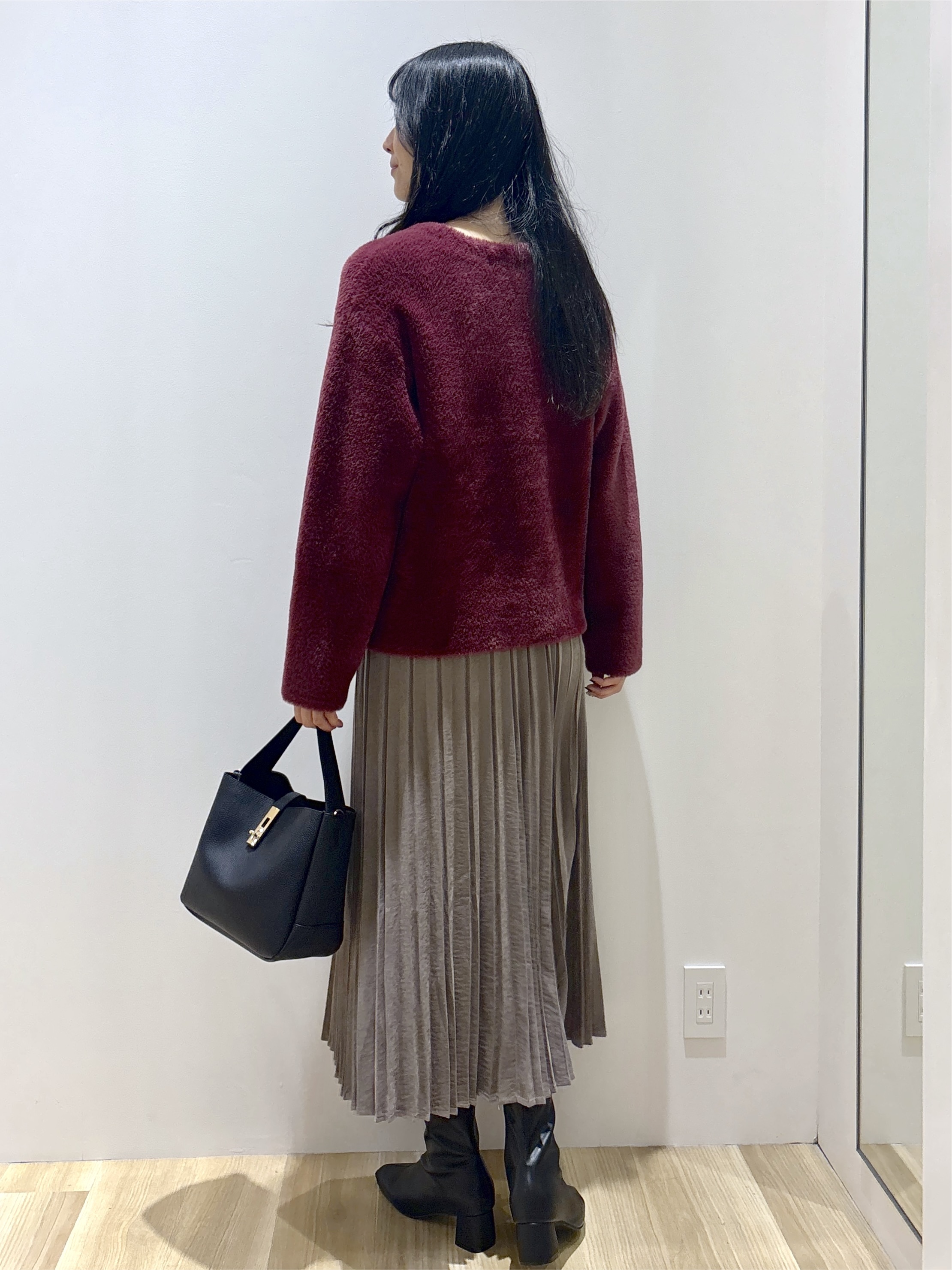 sachikoさんの「OPAQUE.CLIP｜ダブルフェイスニットカーディガン」を使ったコーディネート