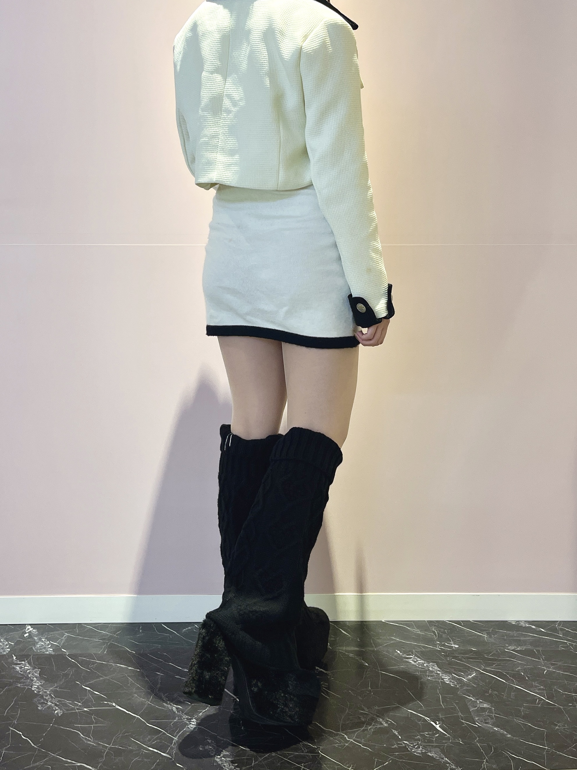 このかさんの「ESPERANZA｜【ラク盛り／約12cm】フェイクファーサボ」を使ったコーディネート