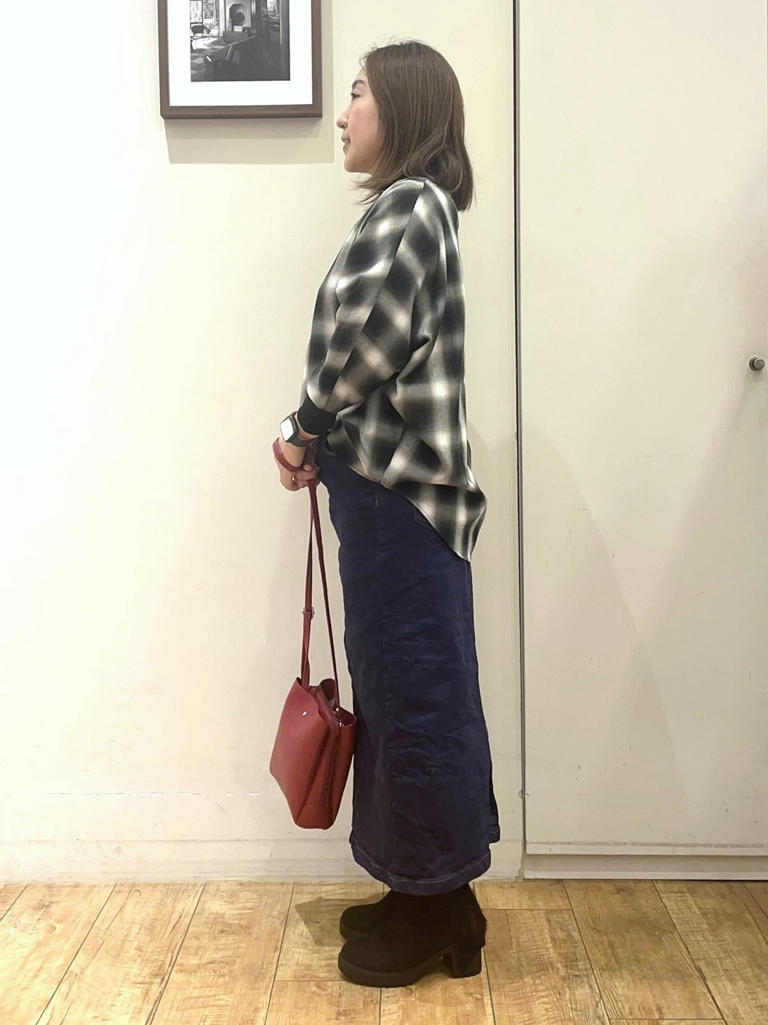 harusakuさんの「SHOO･LA･RUE｜【着丈選べる/洗濯後しわになりにくい】インせず着られる ドルマンブラウス」を使ったコーディネート
