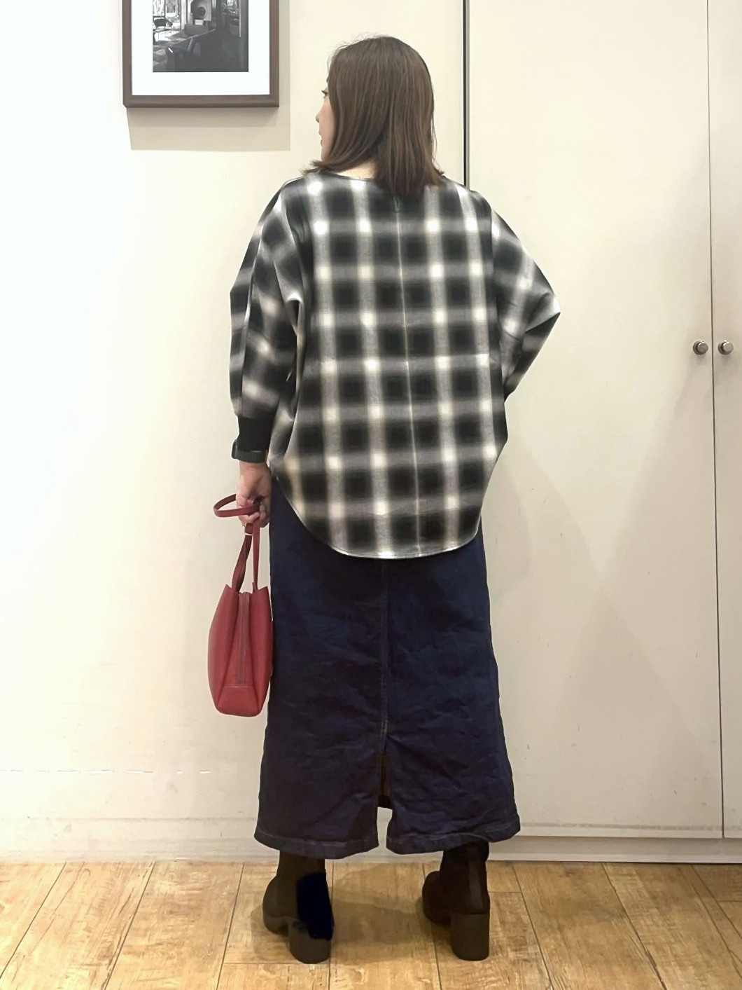 harusakuさんの「SHOO･LA･RUE｜【着丈選べる/洗濯後しわになりにくい】インせず着られる ドルマンブラウス」を使ったコーディネート