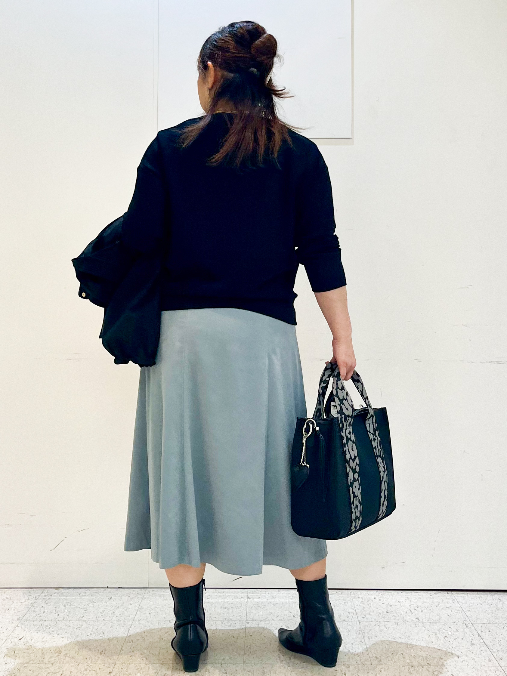 kimmyさんの「Reflect｜ボートネックニットトップス」を使ったコーディネート