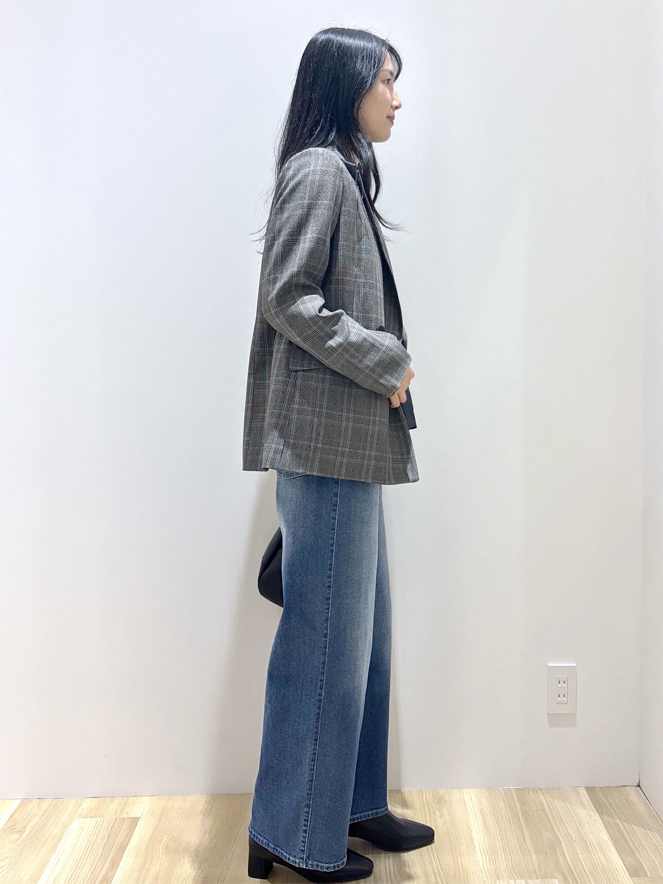 sachikoさんの「OPAQUE.CLIP｜ダブルブレストジャケット【洗える】」を使ったコーディネート