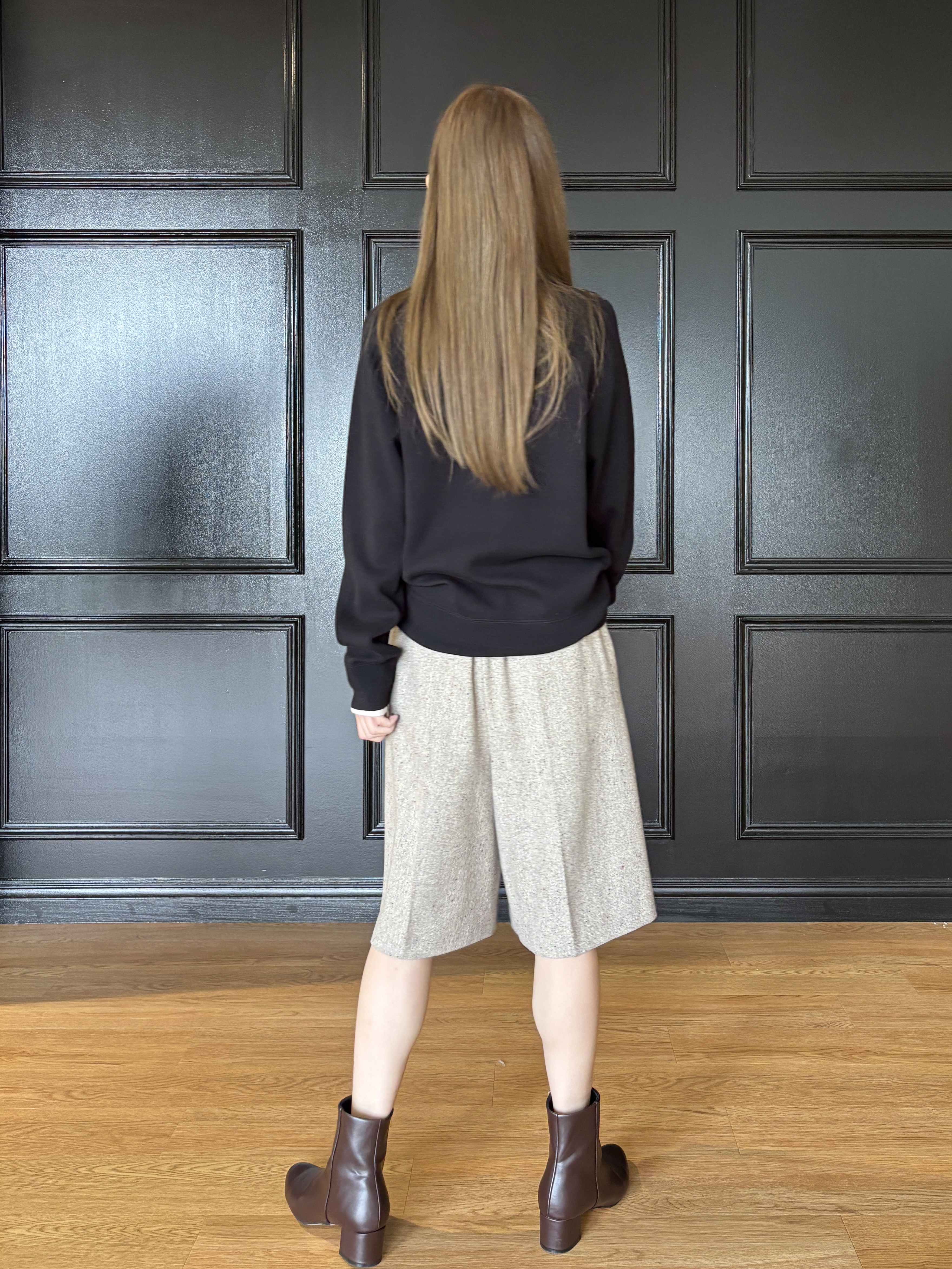 清水夏姫さんの「DRESSTERIOR｜【STORY11月号掲載/マシンウォッシャブル】コットンカシミヤニット」を使ったコーディネート