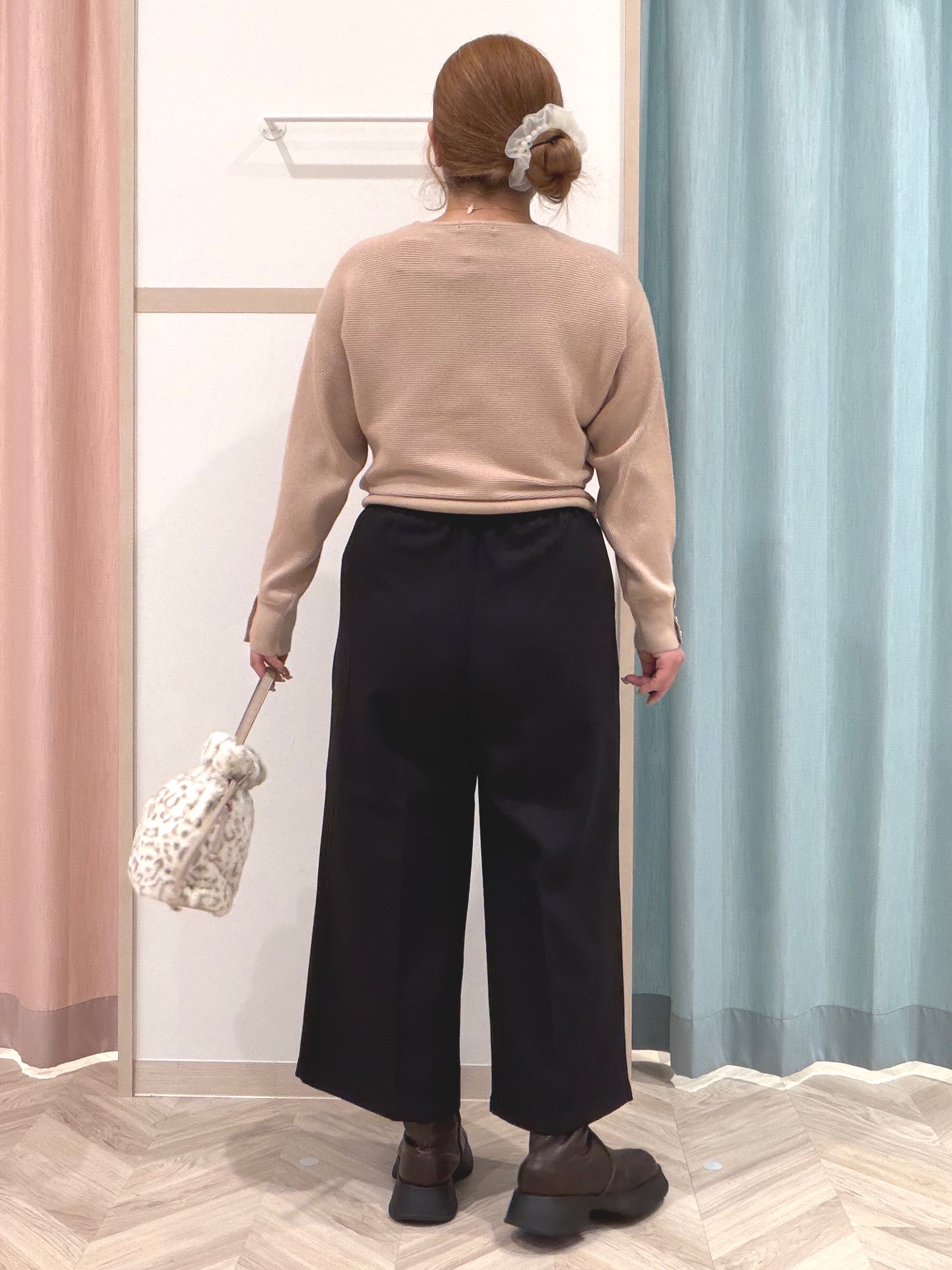 まちゃんなちゃんさんの「SHOO･LA･RUE｜【洗濯機可/体型カバー】やわらかリブドルマンニット」を使ったコーディネート