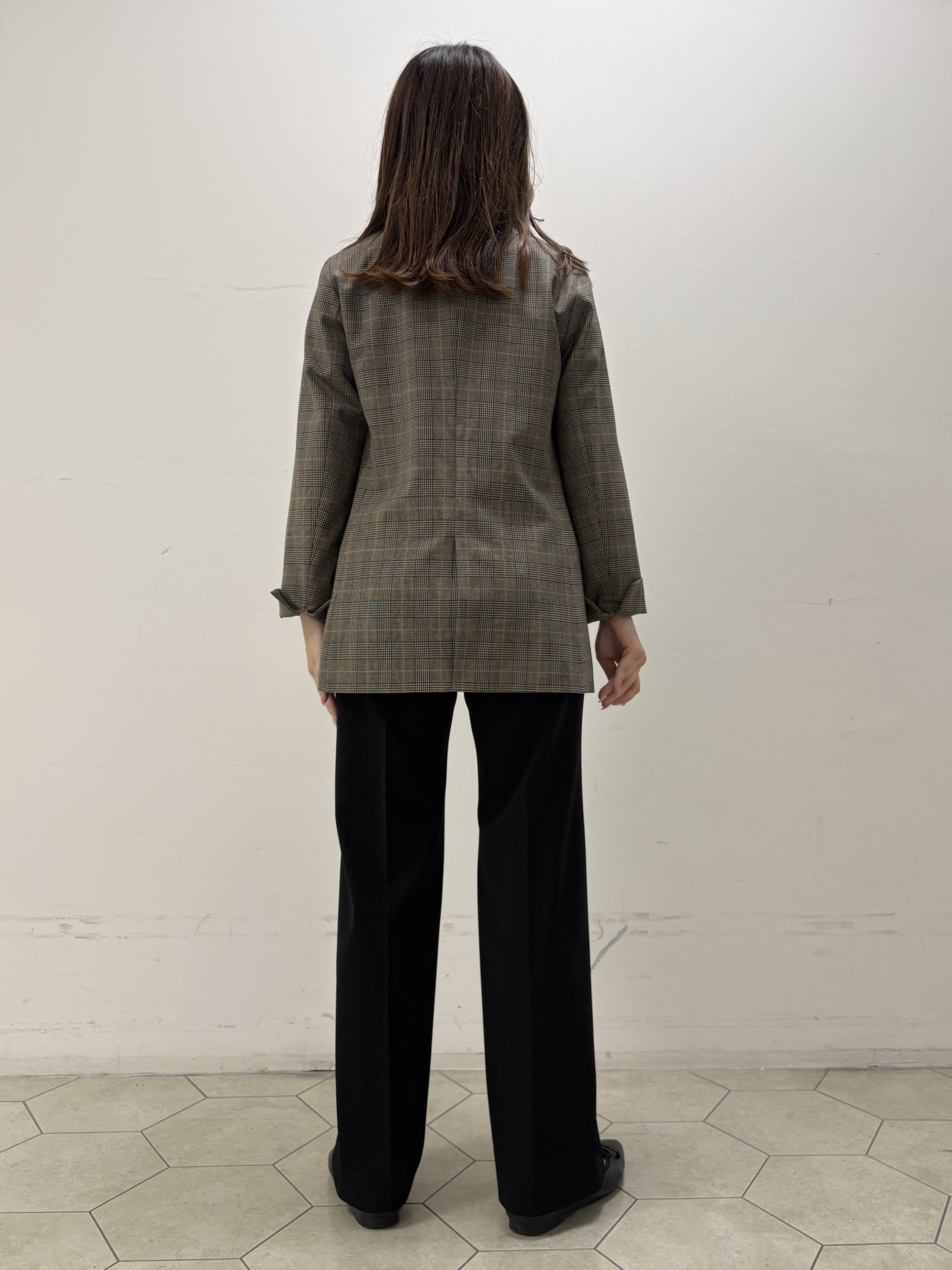 kahoさんの「INDIVI｜【洗濯機OK／ストレッチ◎】秋はじめのダブルジャケット」を使ったコーディネート