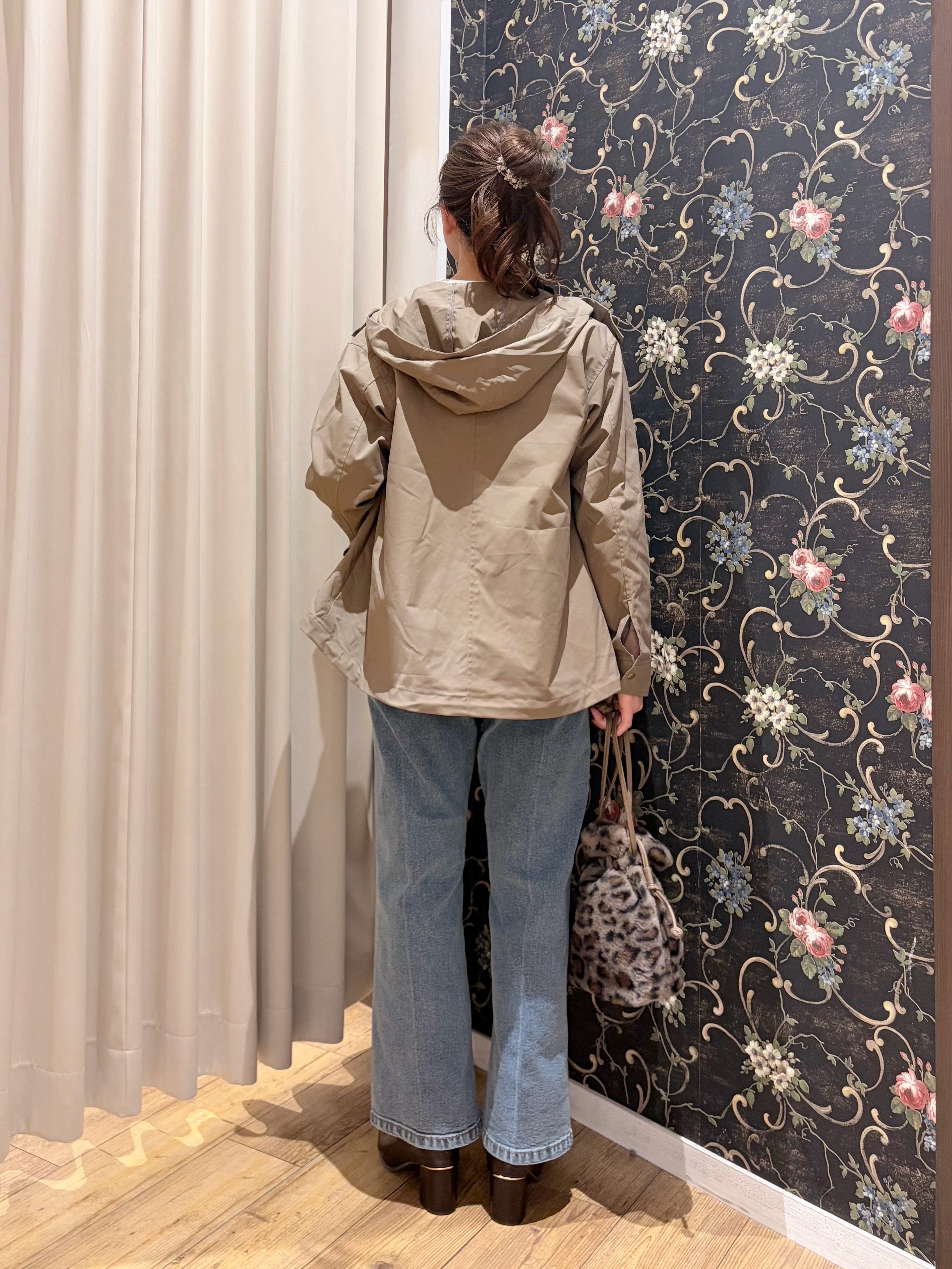 おうめさんの「SHOO･LA･RUE｜【洗濯機可/撥水/マルチWAY】ファーライナー付き 毎日欲張りマンパ」を使ったコーディネート