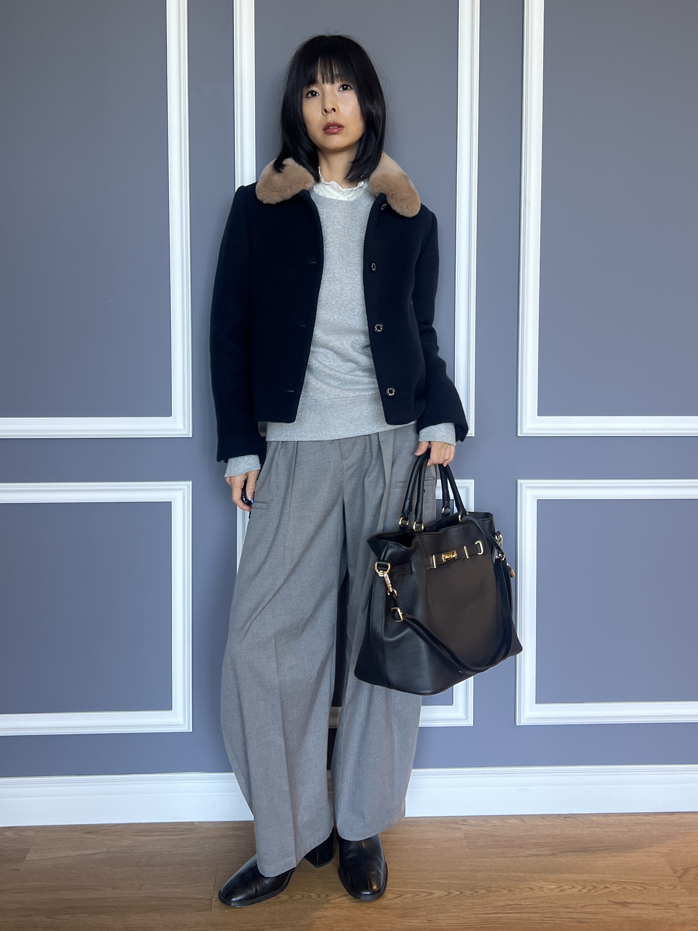 misaさんの「DRESSTERIOR｜◆MILOS（ミロス）金具付きトートバッグ」を使ったコーディネート