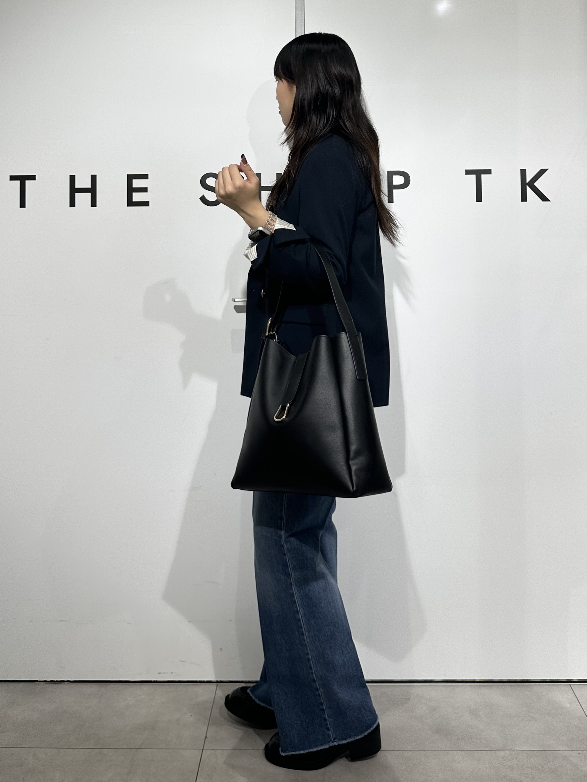 cottonさんの「THE SHOP TK｜クラシカルな雰囲気 ダブルブレストジャケット」を使ったコーディネート