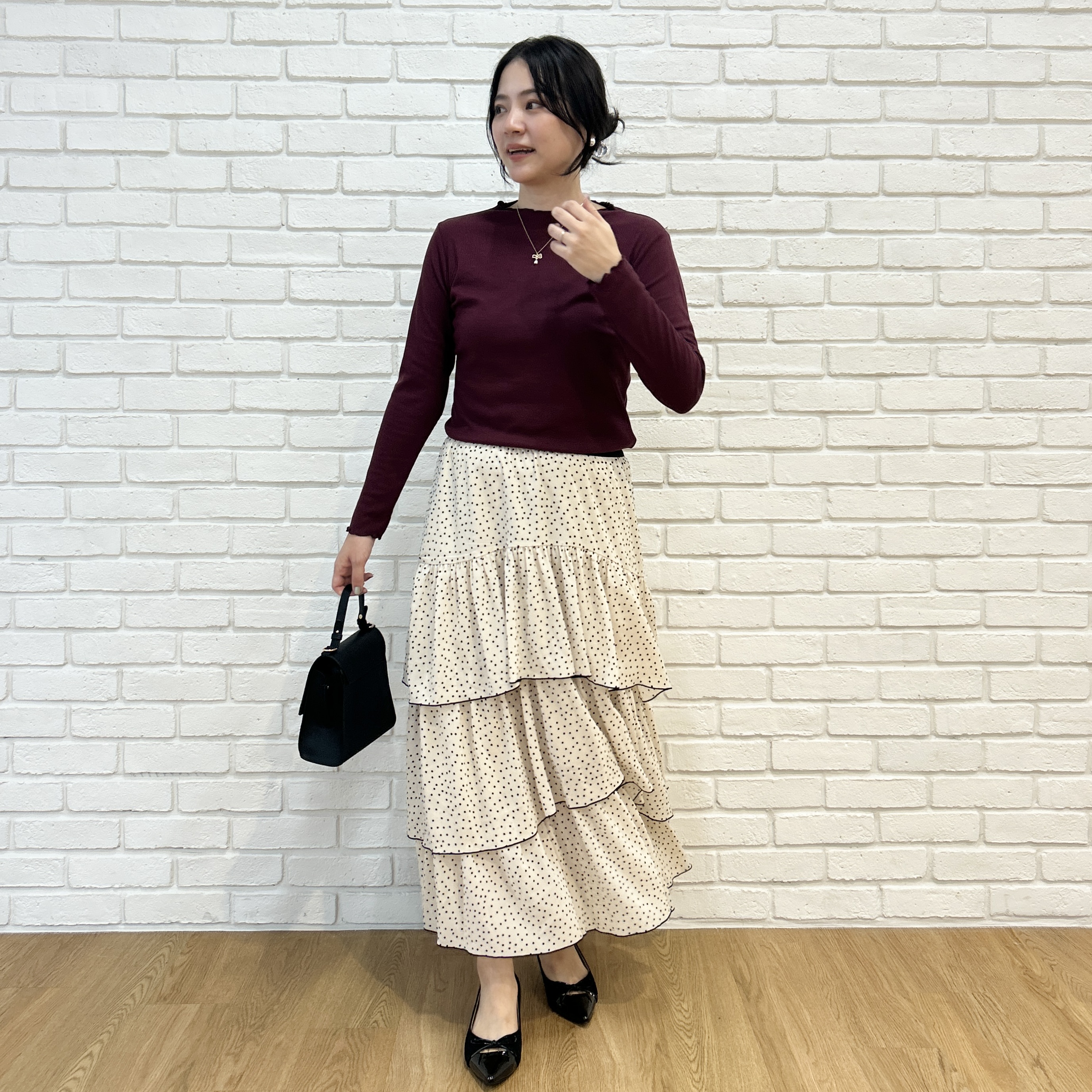 shinoさんの「Couture brooch｜【マシンウォッシャブル・イージーケア】パール風釦テーラードジャケット【毛玉になりにくい・セットアップ」を使ったコーディネート