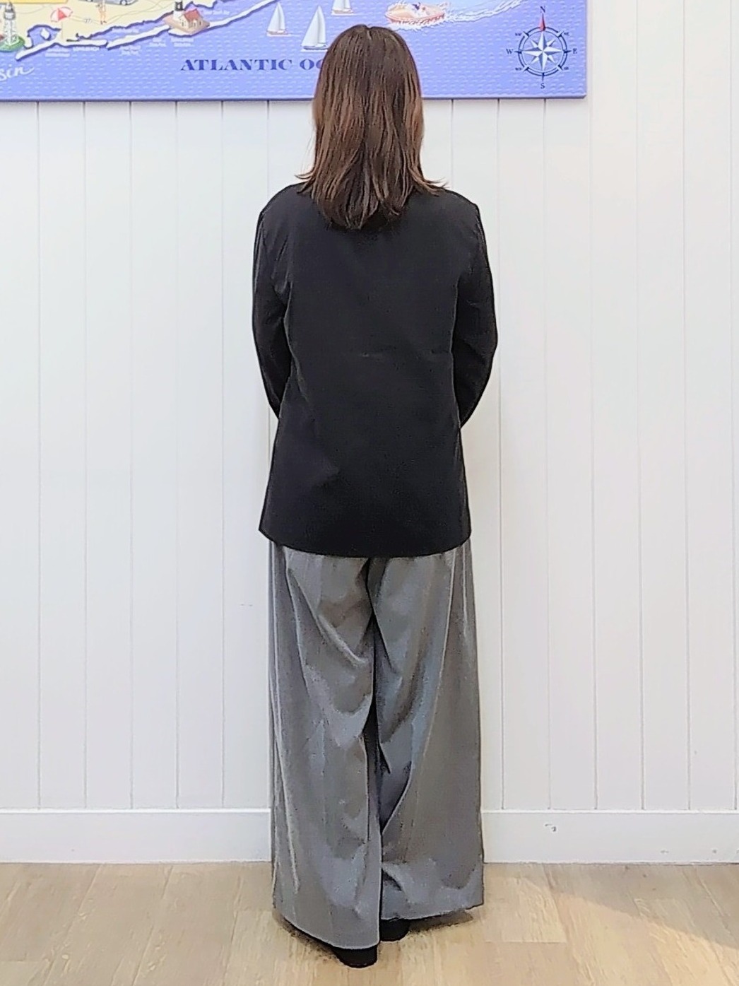 itoさんの「Dessin｜【セットアップ可/洗える】先染ウールライクチェック ダブルジャケット」を使ったコーディネート
