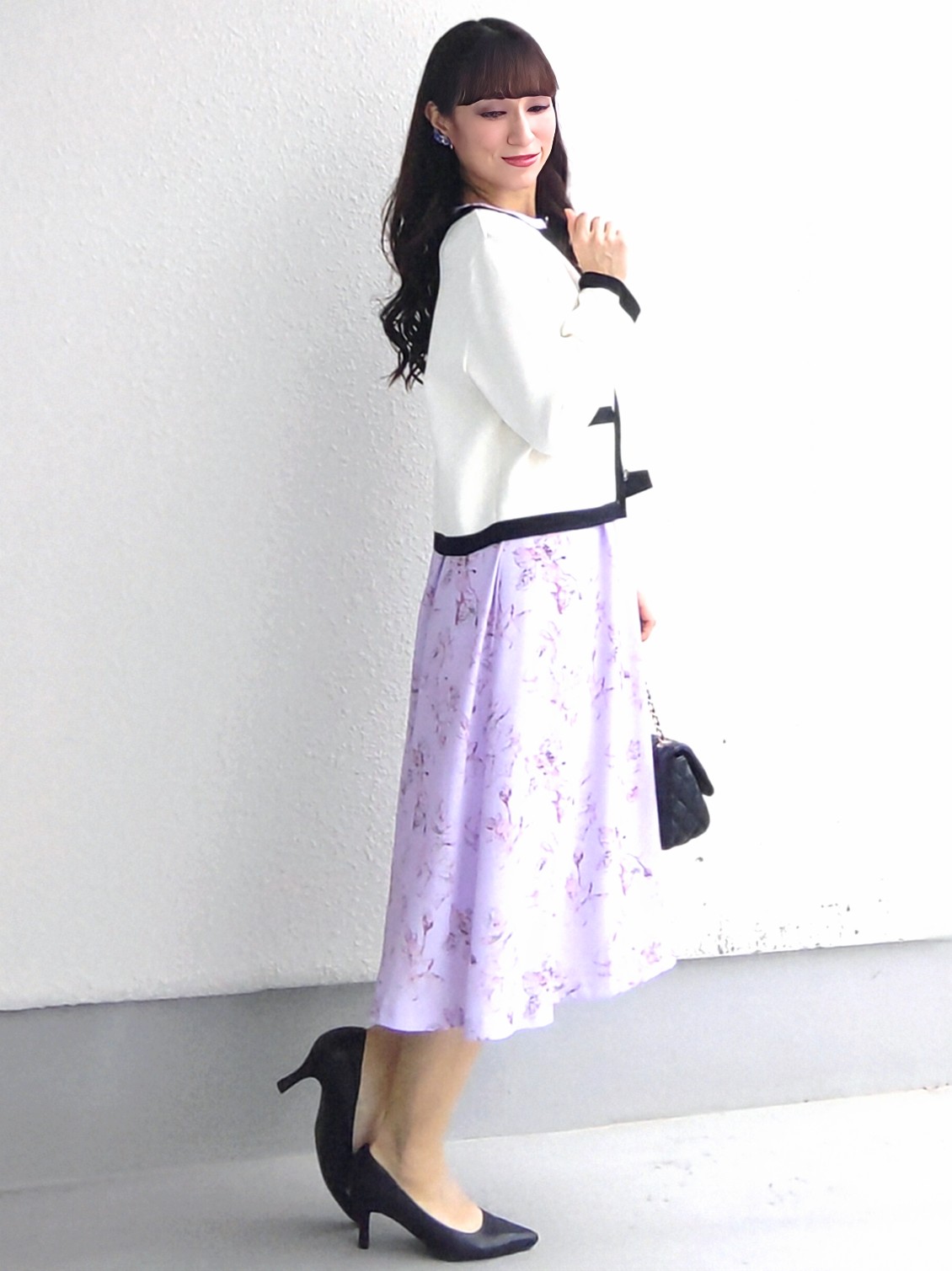 keinaさんの「SunaUna｜【手洗い可／日本製】花柄ワンピース」を使ったコーディネート