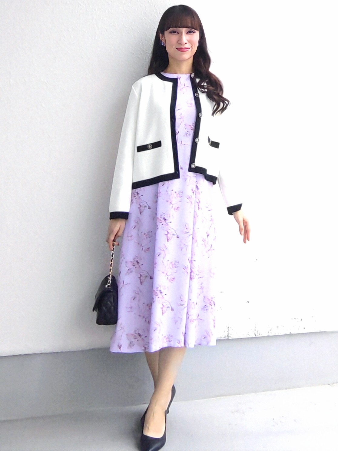 keinaさんの「SunaUna｜【手洗い可／日本製】花柄ワンピース」を使ったコーディネート