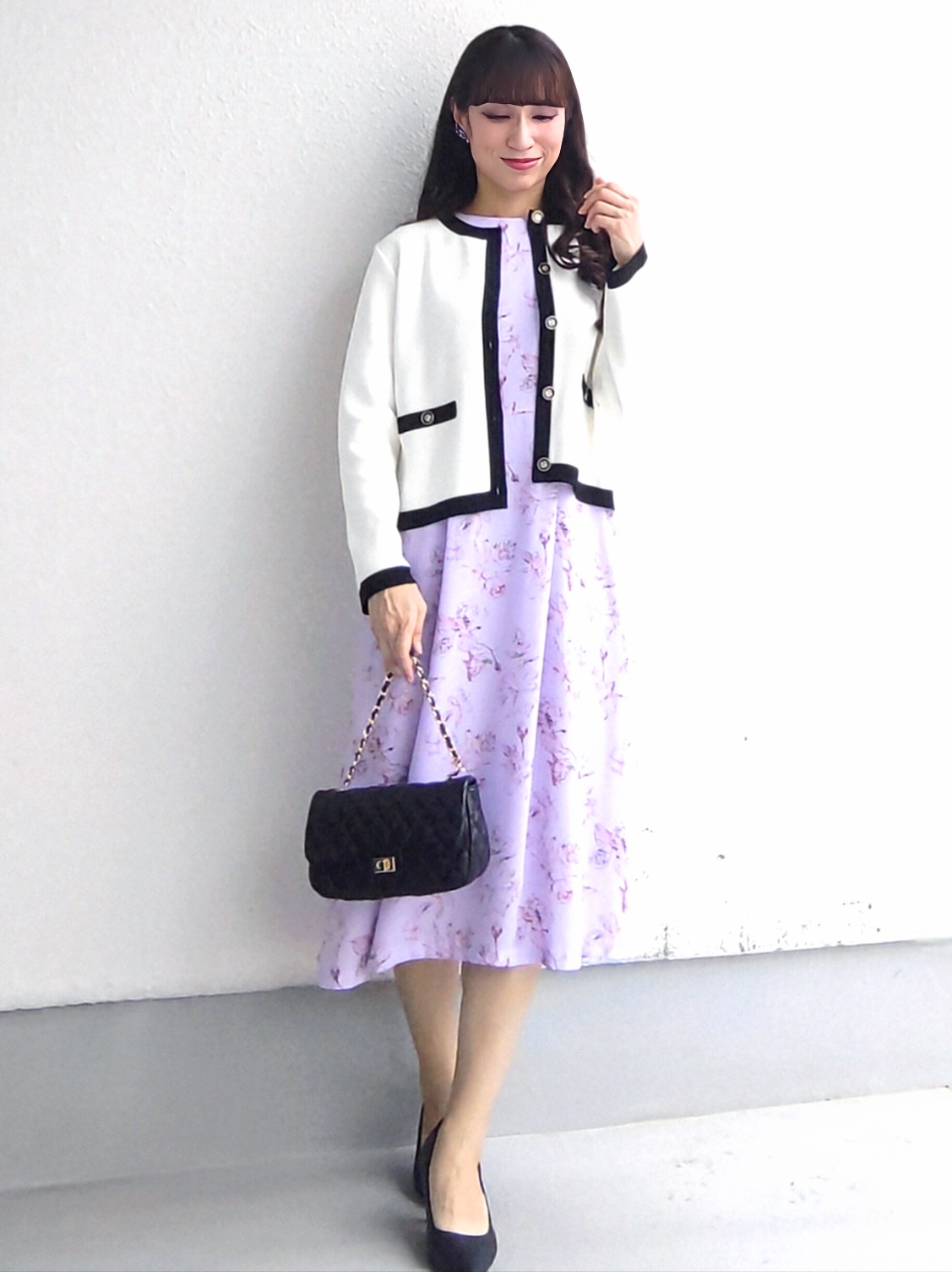 keinaさんの「SunaUna｜【手洗い可／日本製】花柄ワンピース」を使ったコーディネート