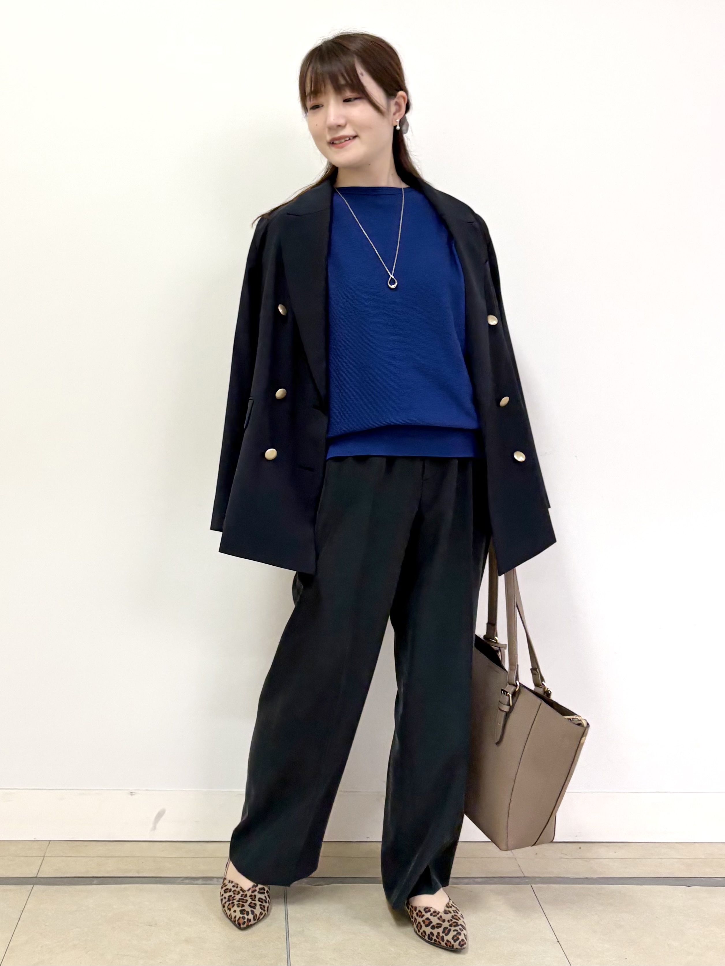 mikiさんの「Reflect｜【通勤】ダブルブレストジャケット」を使ったコーディネート