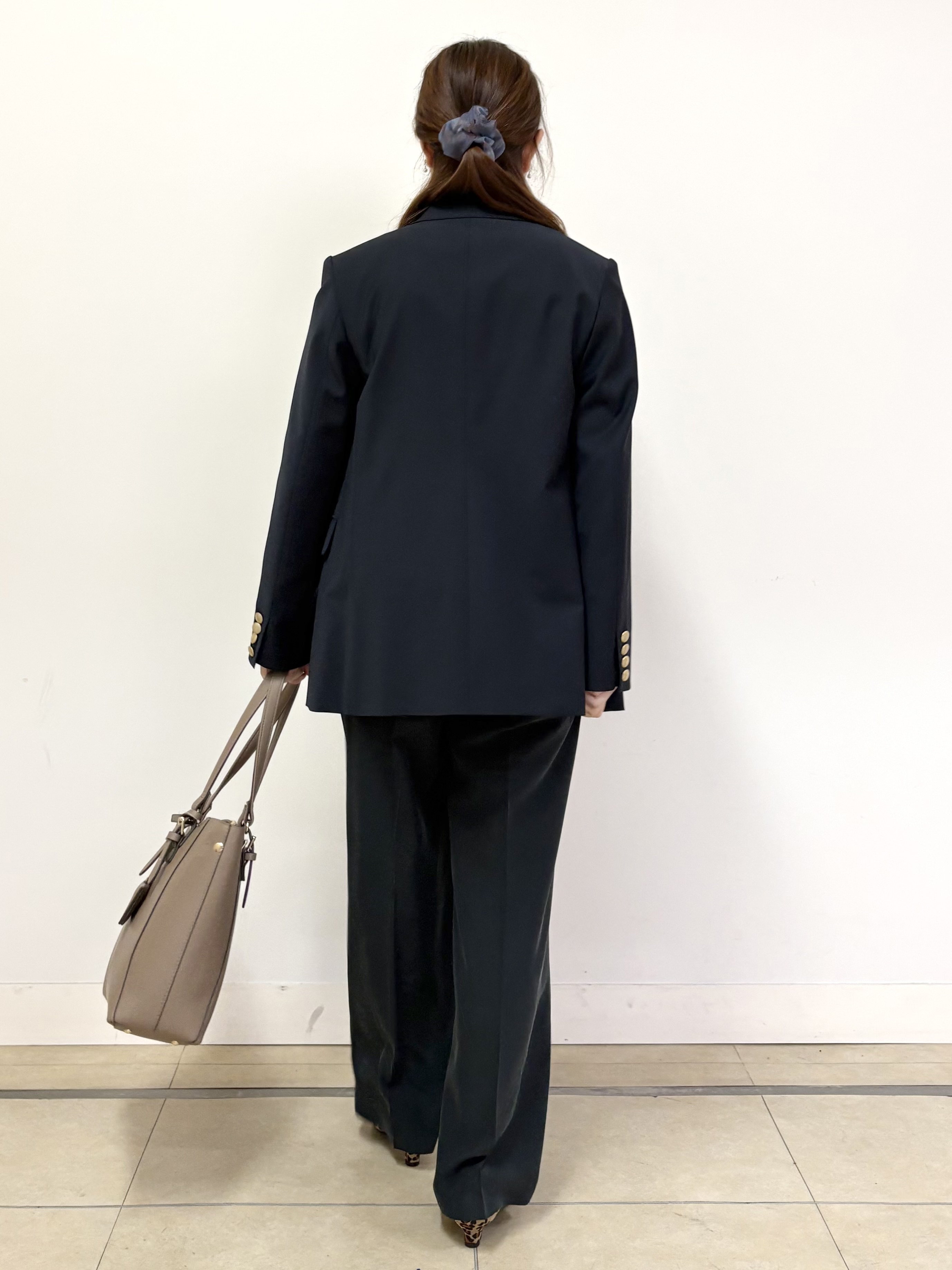 mikiさんの「Reflect｜【通勤】ダブルブレストジャケット」を使ったコーディネート