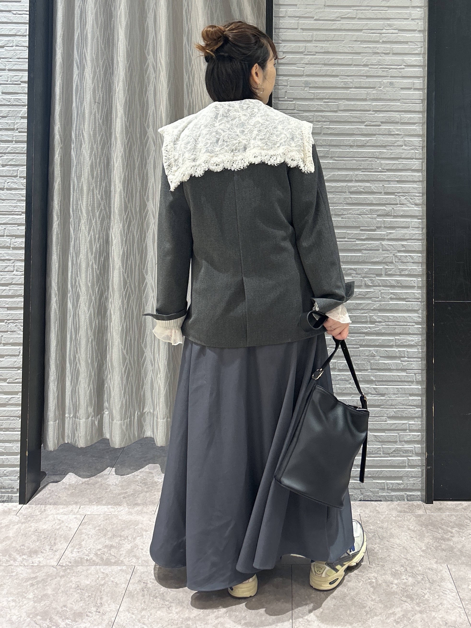 ga_riさんの「THE SHOP TK｜クラシカルな雰囲気 ダブルブレストジャケット」を使ったコーディネート