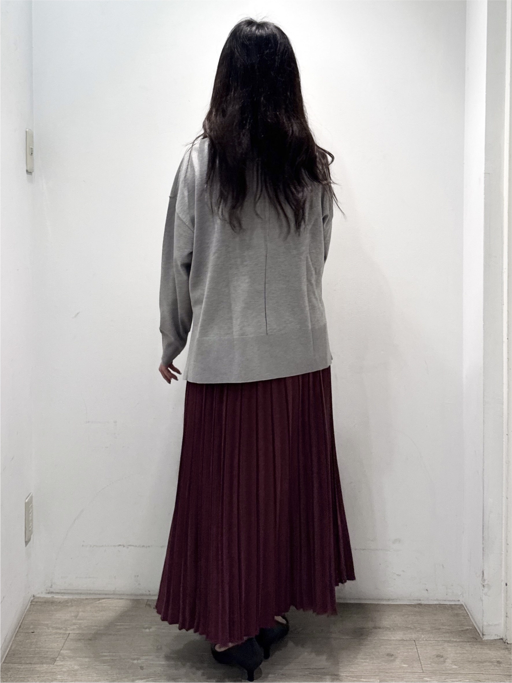 yuicciさんの「OPAQUE.CLIP｜リラクシークルーニット【洗濯機OK】」を使ったコーディネート