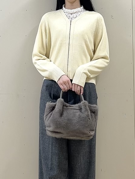 sechiさんの「UNTITLED｜【店頭人気！】杢調ジップカーディガン」を使ったコーディネート
