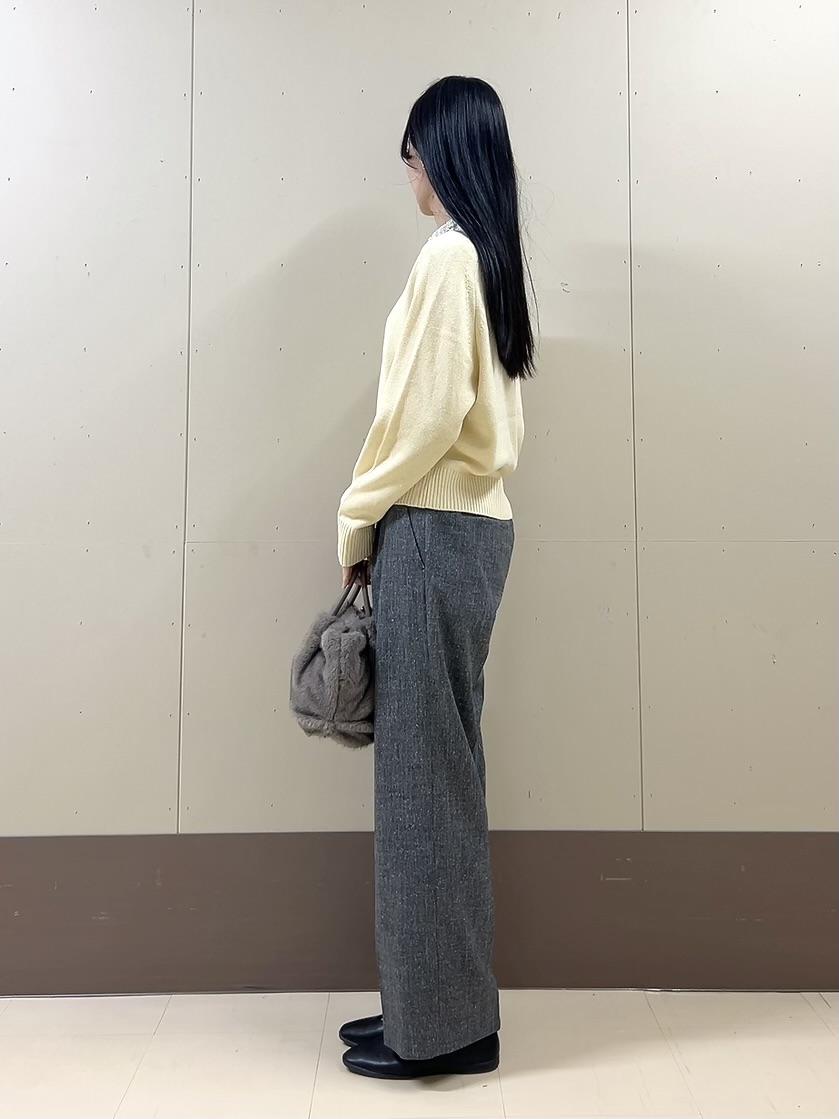 sechiさんの「UNTITLED｜【店頭人気！】杢調ジップカーディガン」を使ったコーディネート