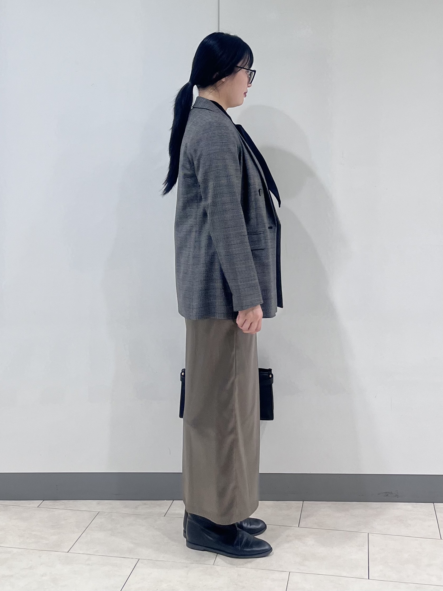 hasuさんの「INDIVI｜【洗濯機OK／ストレッチ◎】秋はじめのダブルジャケット」を使ったコーディネート