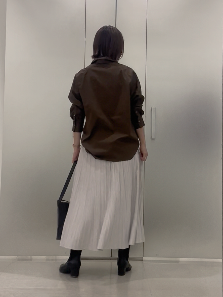 まどかさんの「UNTITLED｜コットンドルマンシャツ」を使ったコーディネート