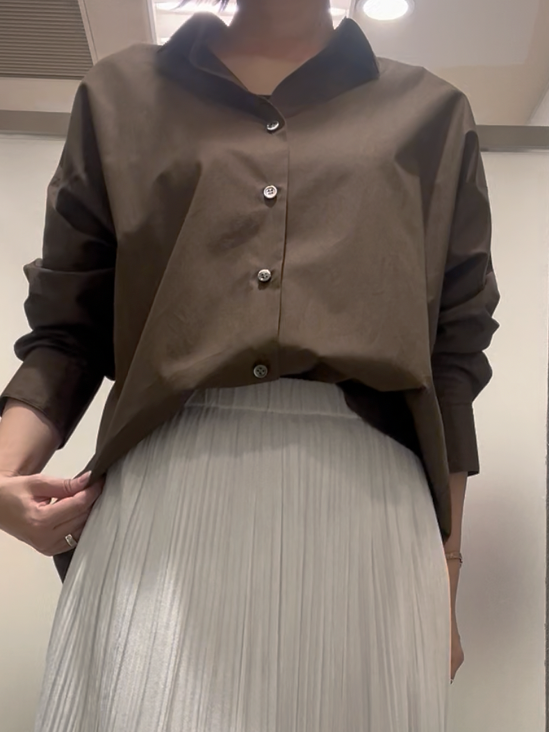 まどかさんの「UNTITLED｜コットンドルマンシャツ」を使ったコーディネート