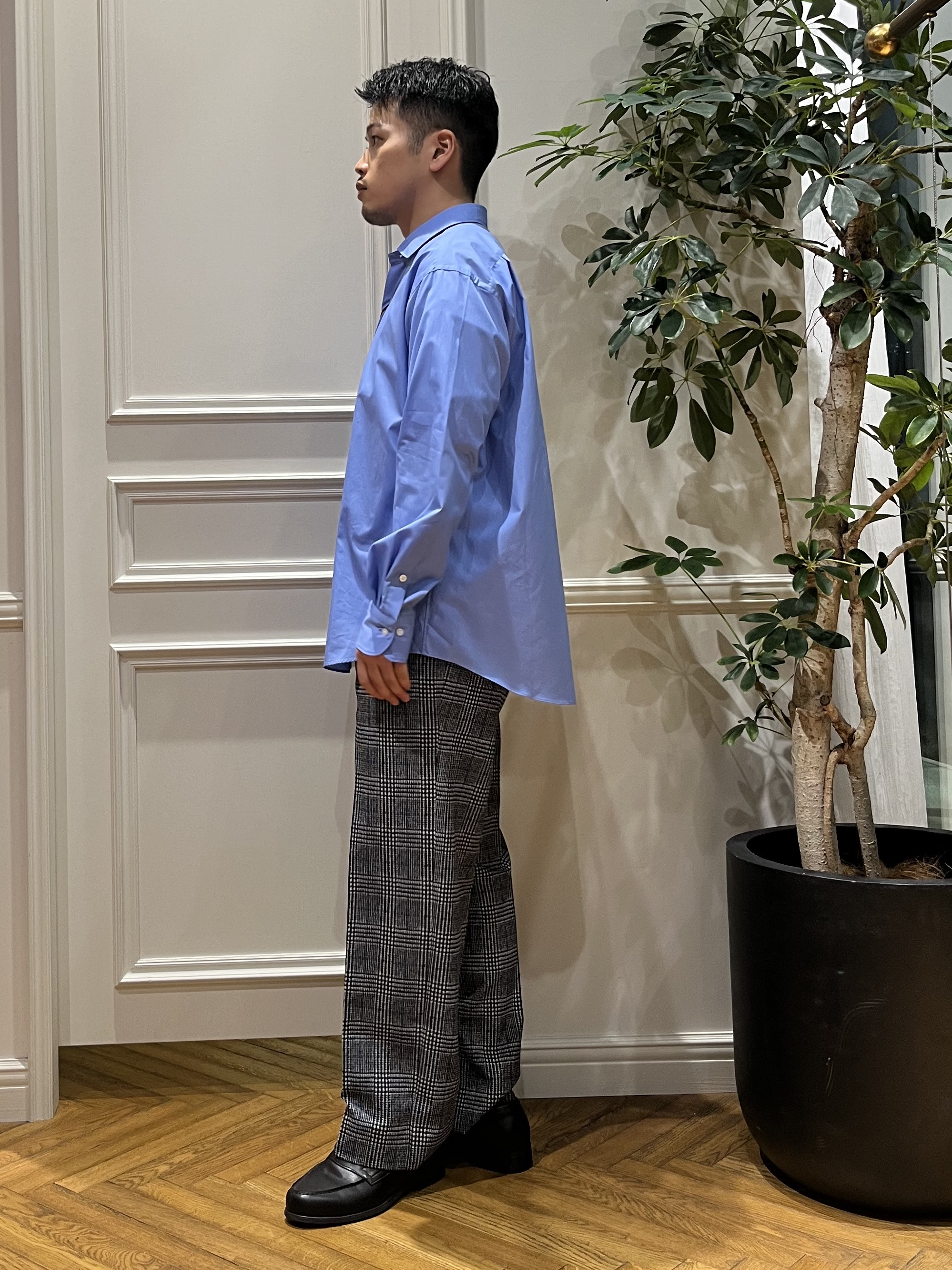 Tokuさんの「DRESSTERIOR｜【干場義雅&times;MOVB&times;DRESSTERIOR】シドグラスシャツ」を使ったコーディネート