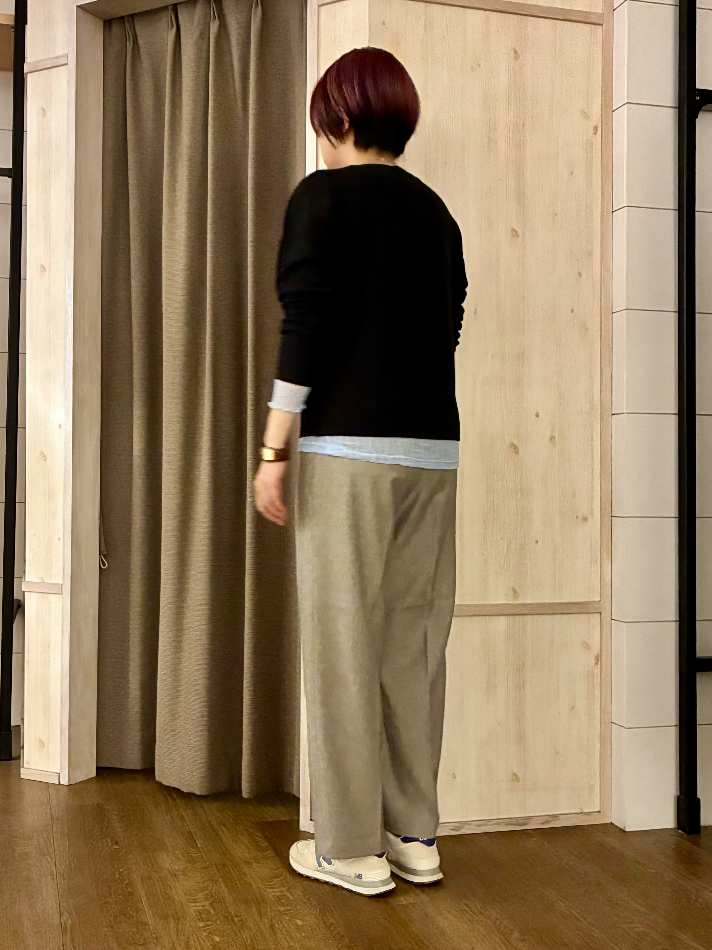 aiさんの「THE SHOP TK｜【毛玉防止/蓄熱/洗える】美映えガーターニット」を使ったコーディネート