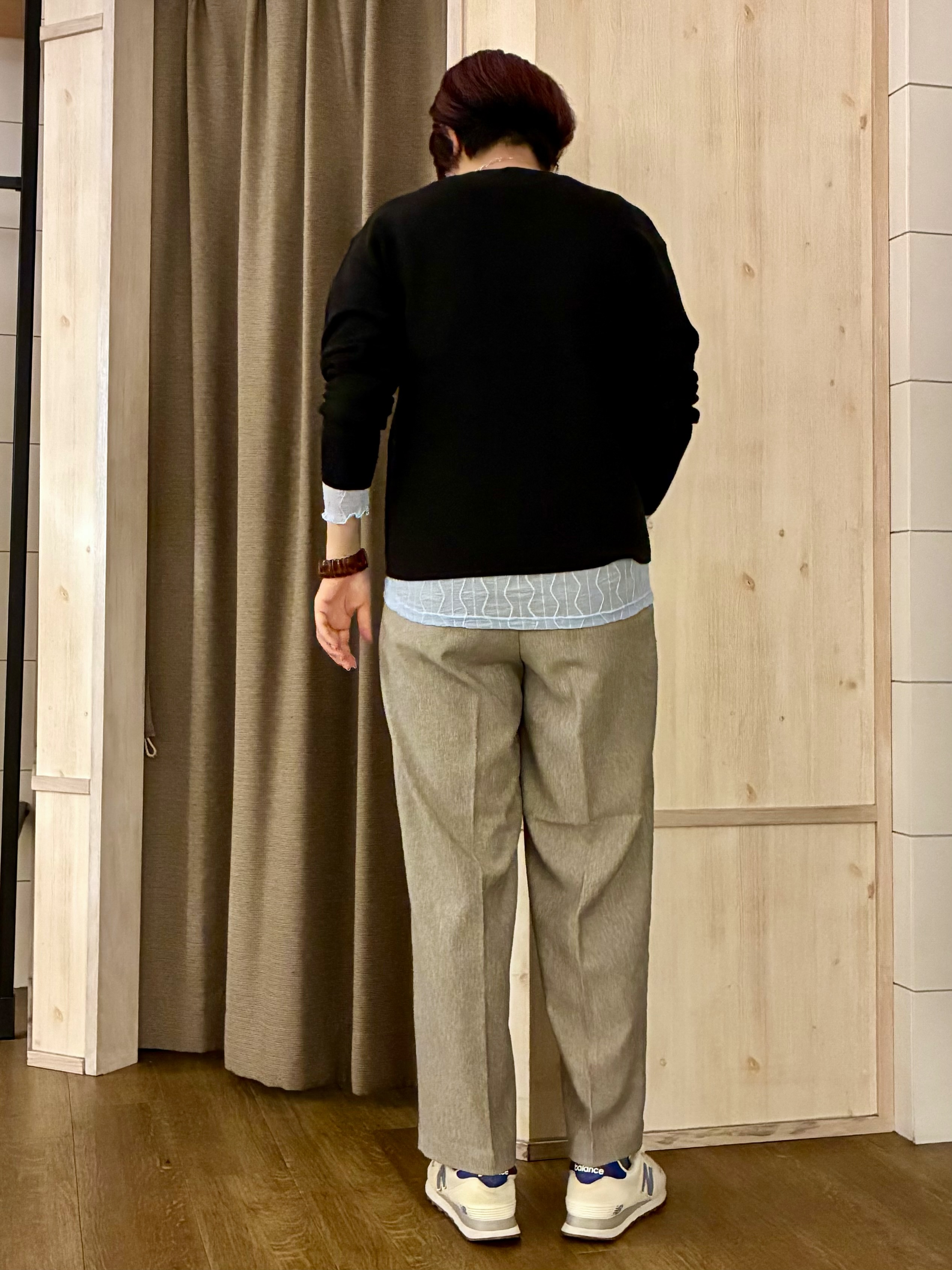aiさんの「THE SHOP TK｜【毛玉防止/蓄熱/洗える】美映えガーターニット」を使ったコーディネート