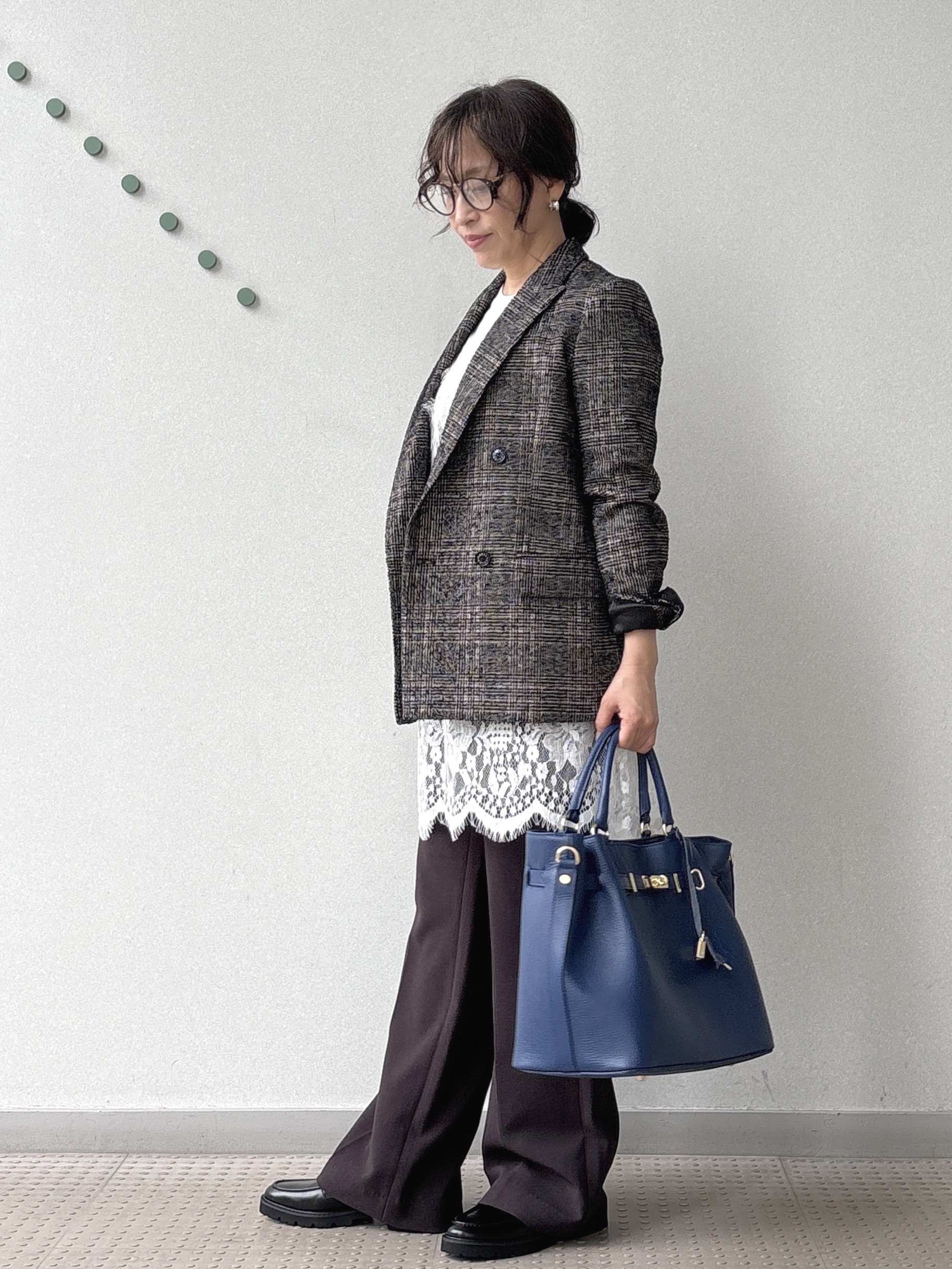 kawamuraさんの「DRESSTERIOR｜【秋向き素材】ハンティング ノーカラージャケット」を使ったコーディネート