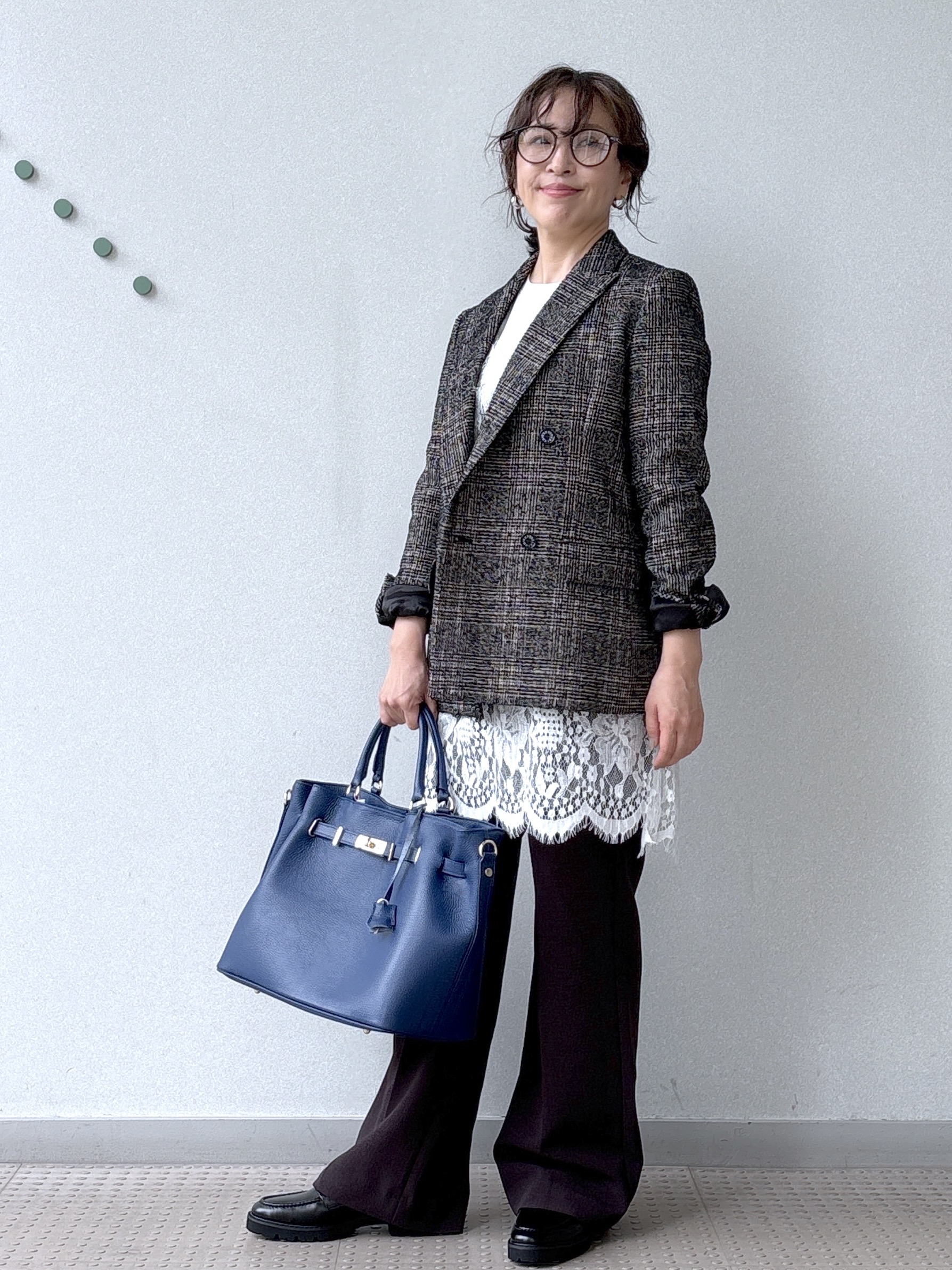 kawamuraさんの「DRESSTERIOR｜【秋向き素材】ハンティング ノーカラージャケット」を使ったコーディネート