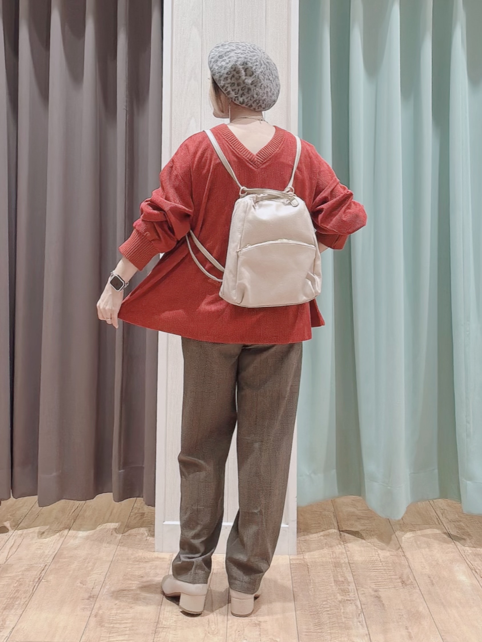 aaamiさんの「SHOO･LA･RUE｜【S-LL/洗濯機可/前後2WAY】大人上品にきまる コーデュロイトップス」を使ったコーディネート